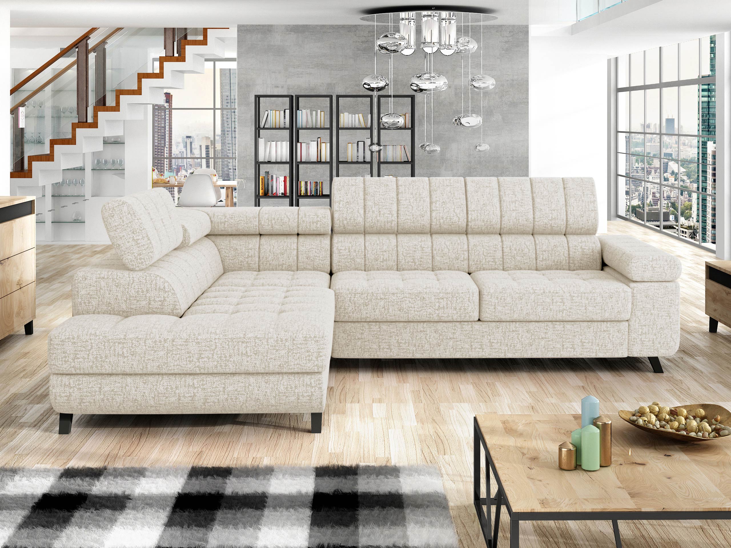 Corner sofa Comfivo Agnus (Bella 05)