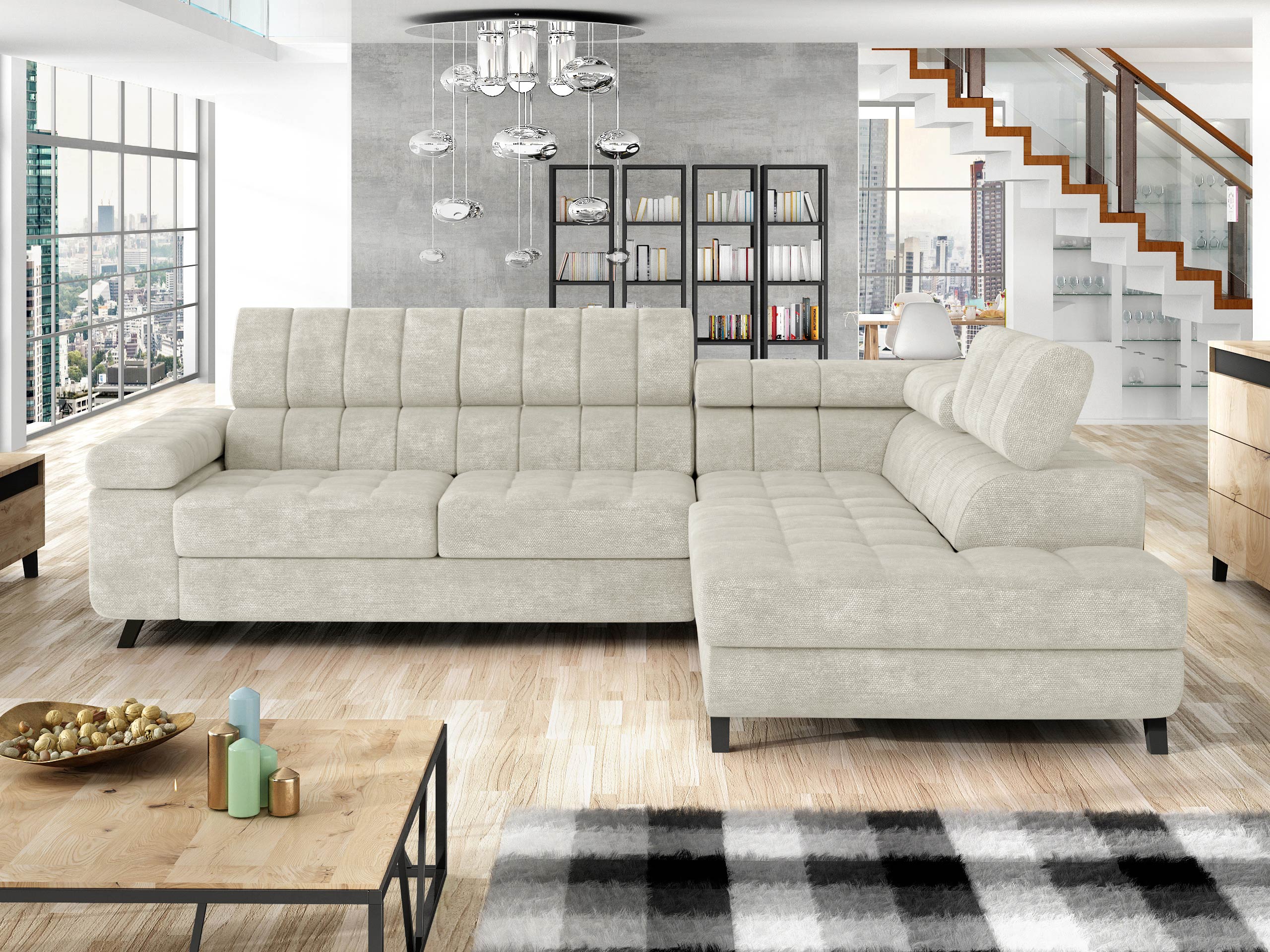 Corner sofa Comfivo Agnus (Lumo 55)