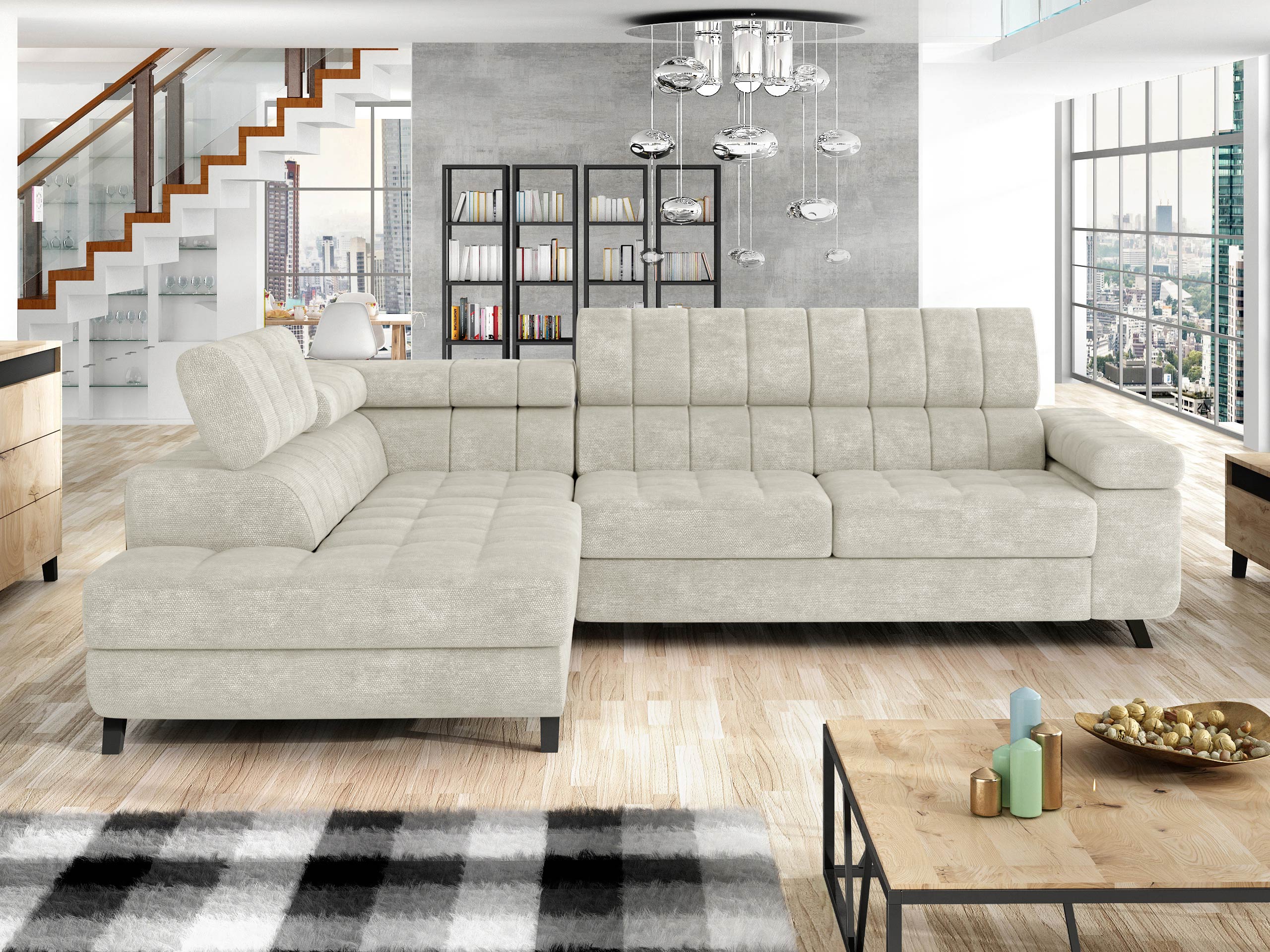 Corner sofa Comfivo Agnus (Lumo 55)