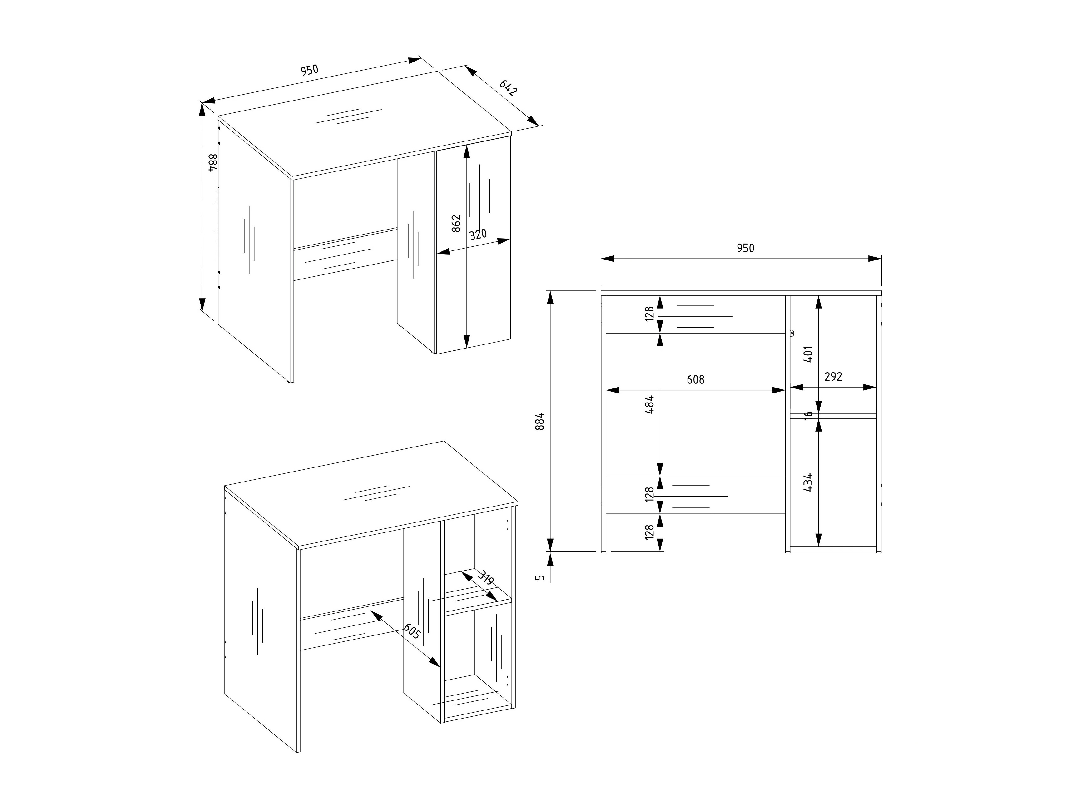 Standing bathroom cabinet Balelbo 114 (Artisan oak)