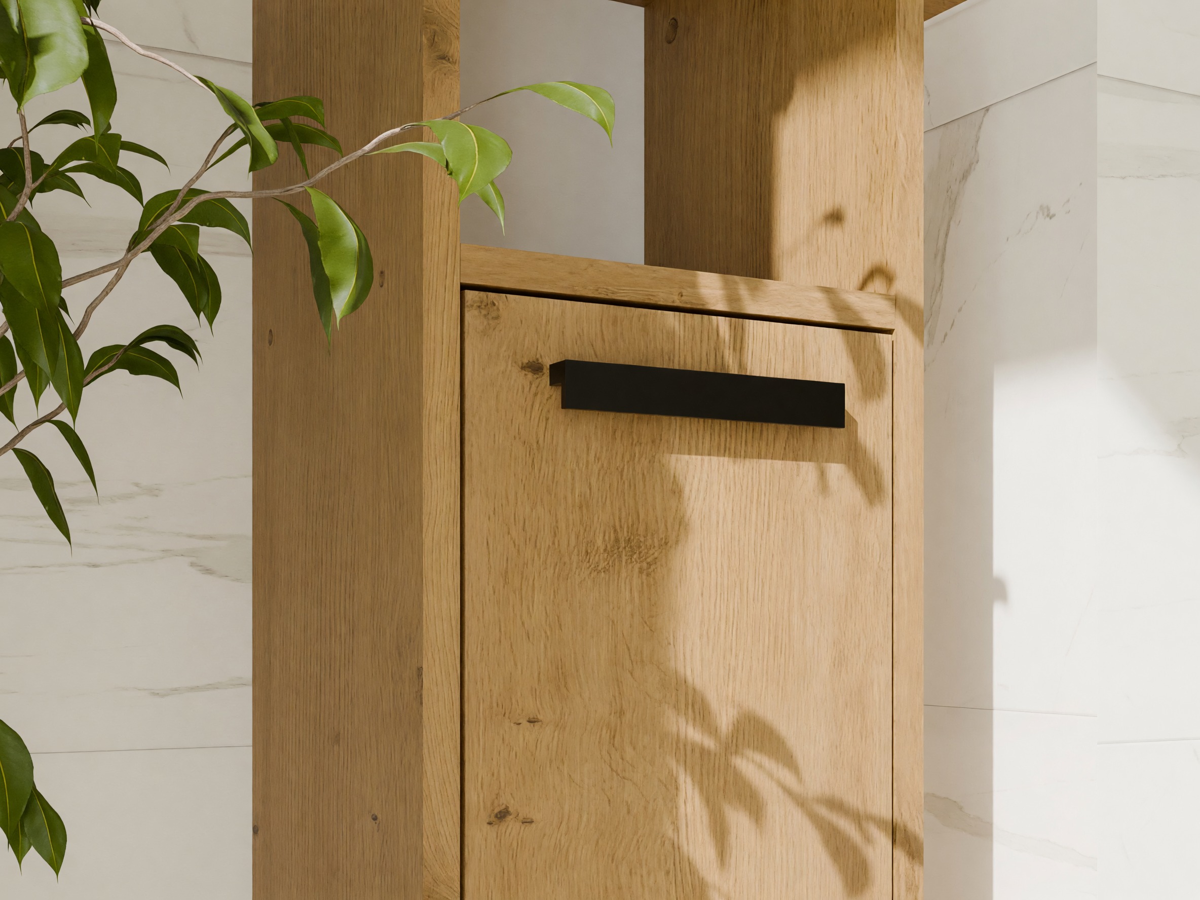 Bathroom shelf Mandeville 381 (Artisan oak)