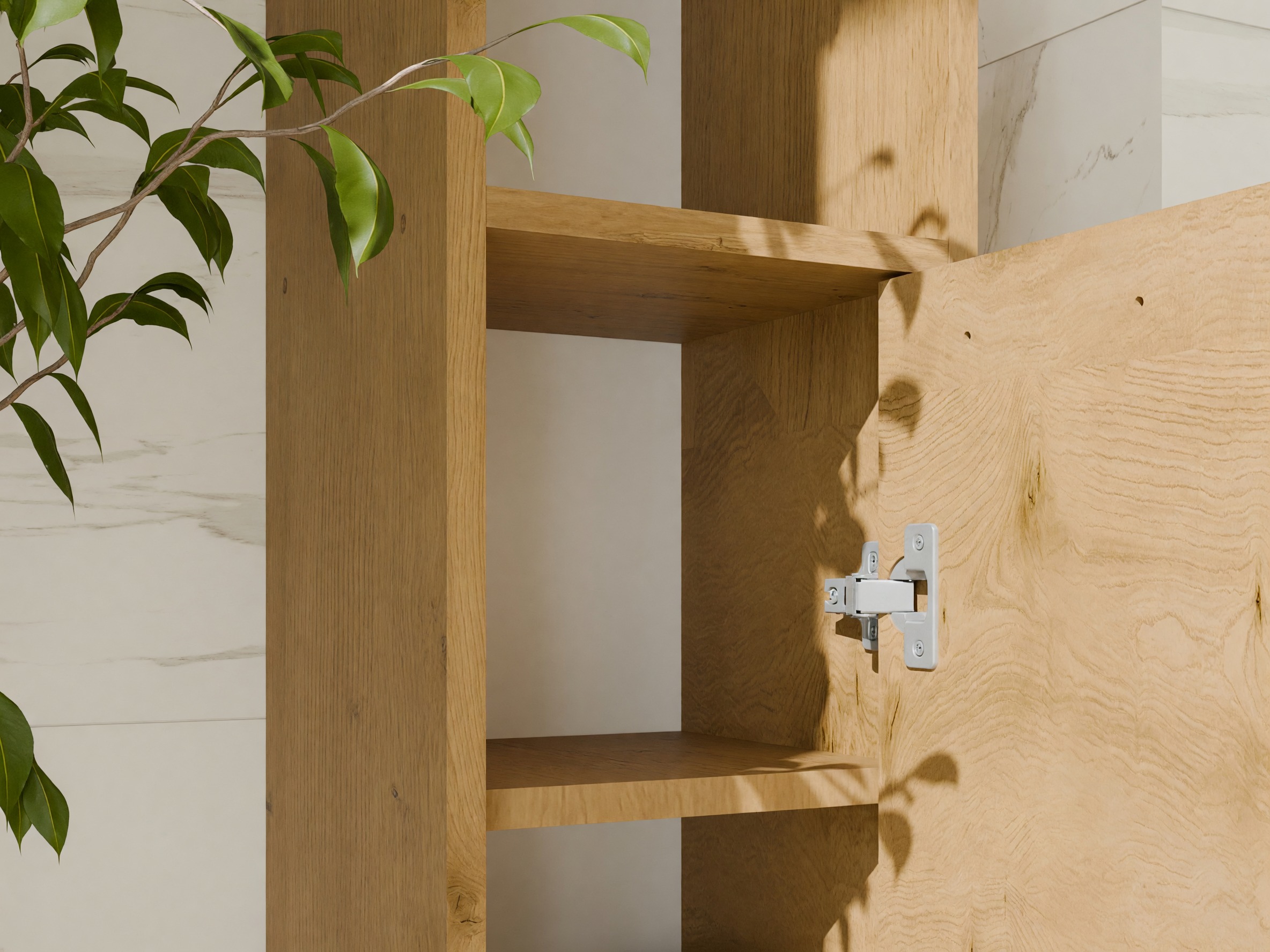 Bathroom shelf Mandeville 381 (Artisan oak)