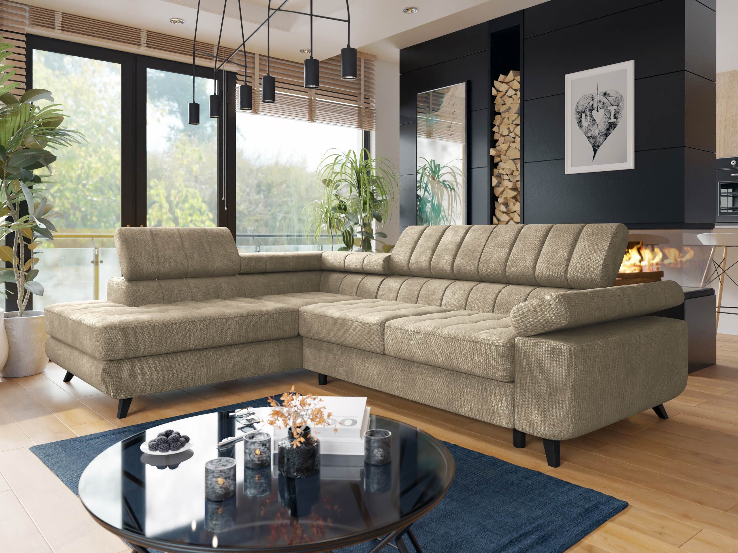 Corner sofa Comfivo Agnus (Lumo 30)