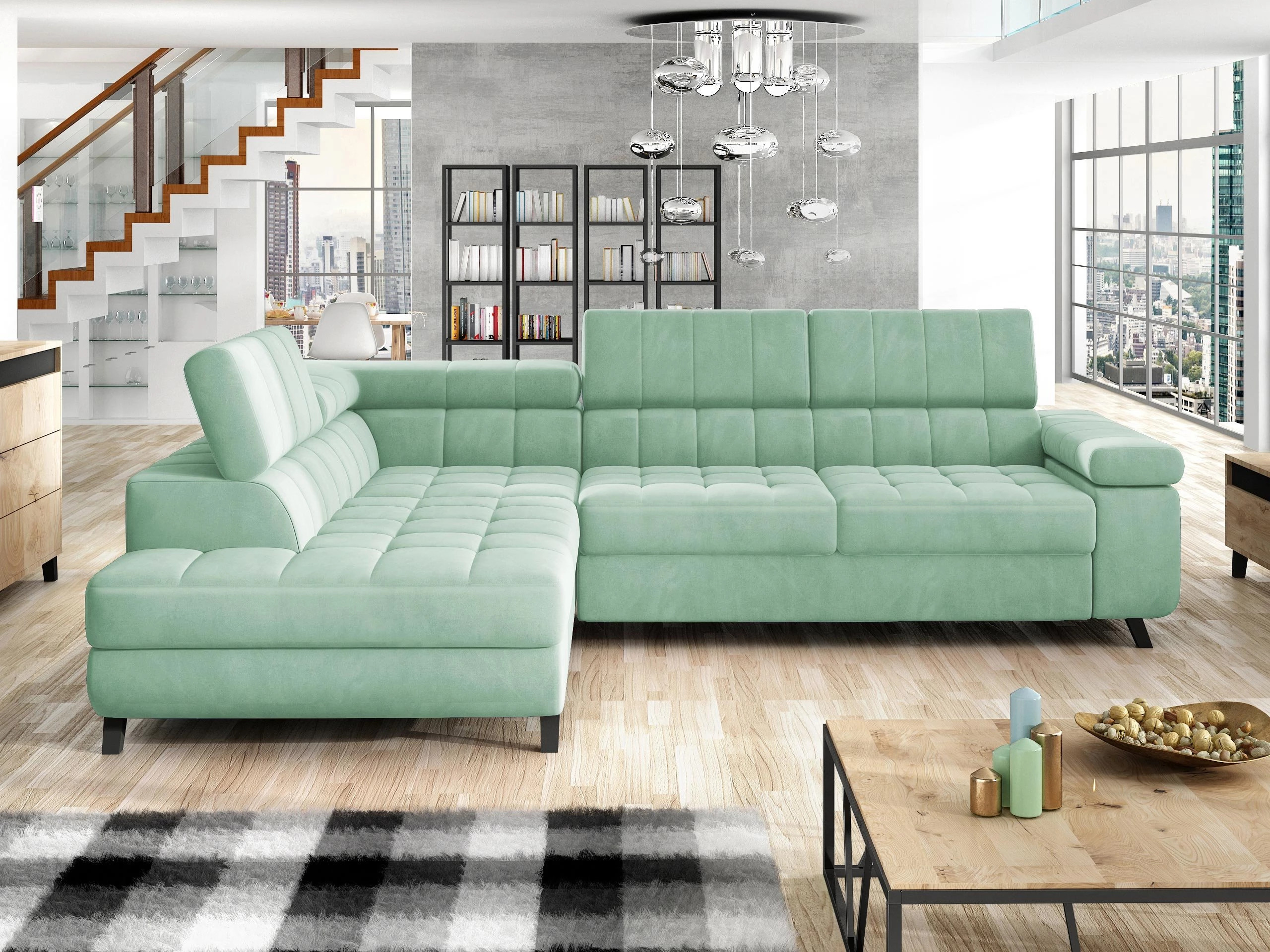 Corner sofa Comfivo Agnus (Magic Velvet 2227)