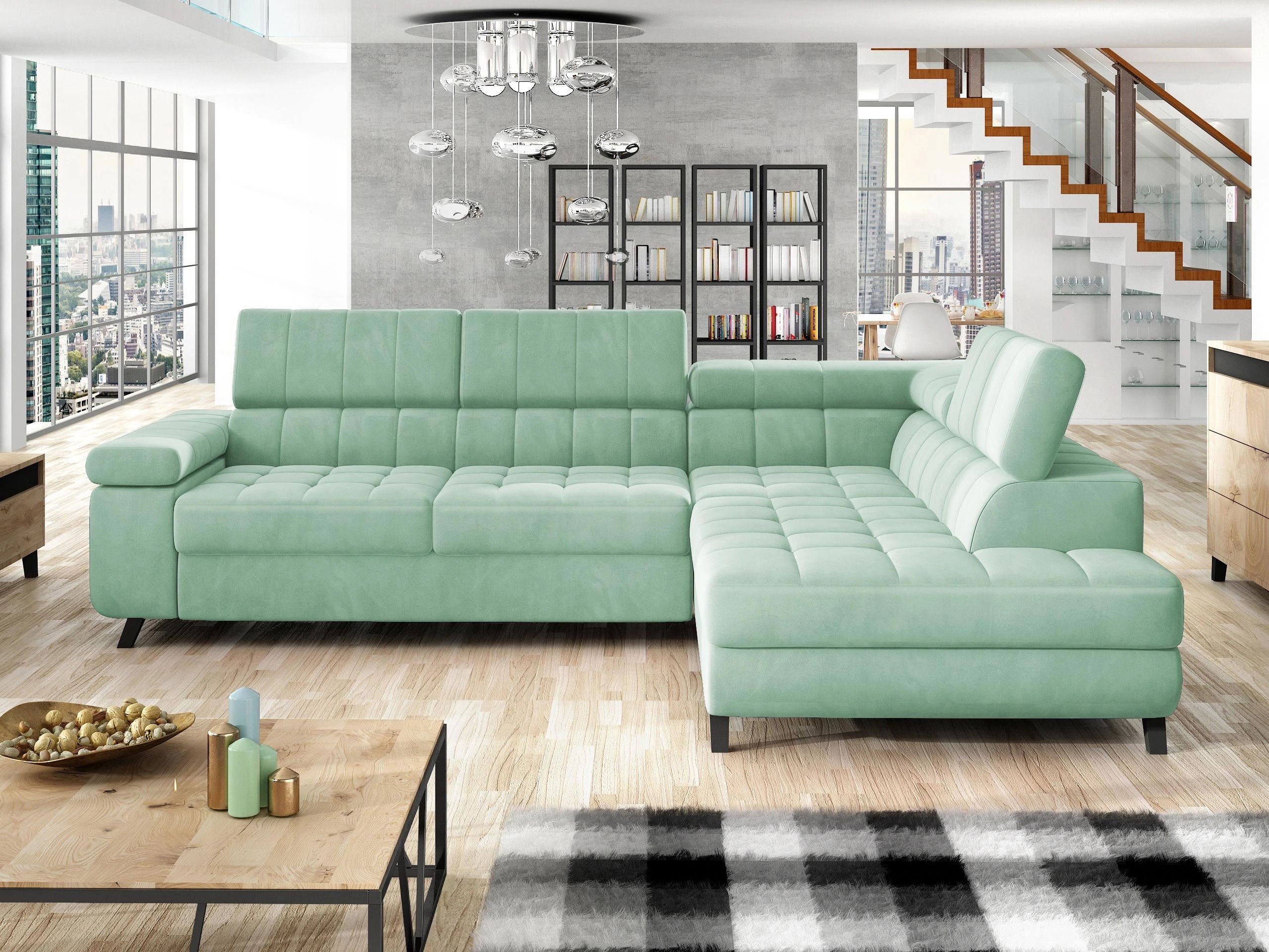 Corner sofa Comfivo Agnus (Magic Velvet 2227)