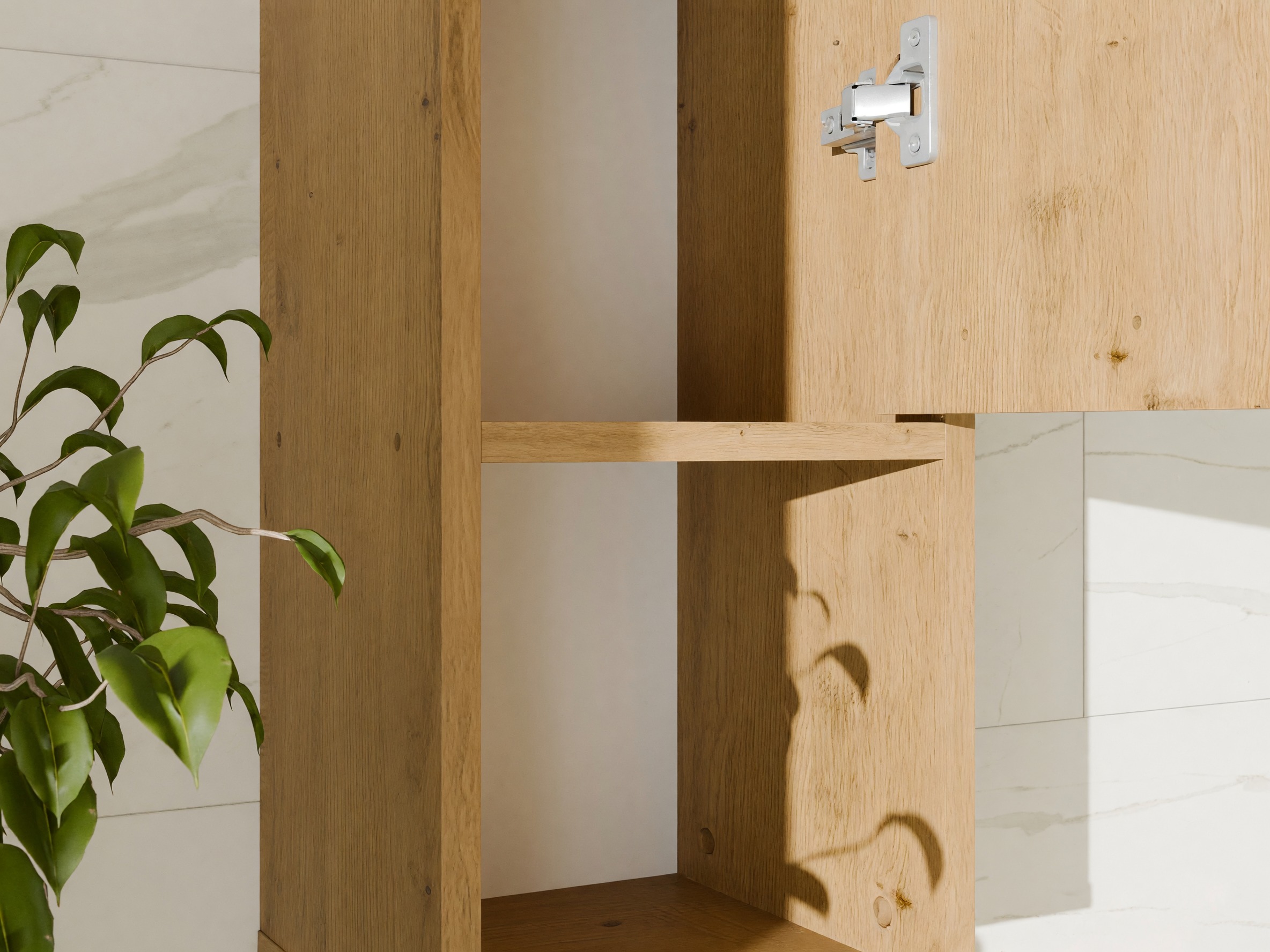 Wall-mounted bathroom cabinet Mandeville 382 (Artisan oak)