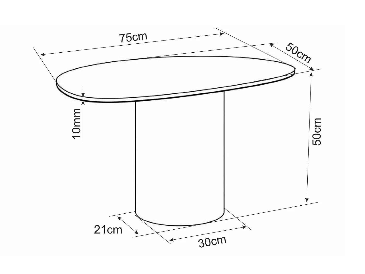 Coffee table Detroit 1020