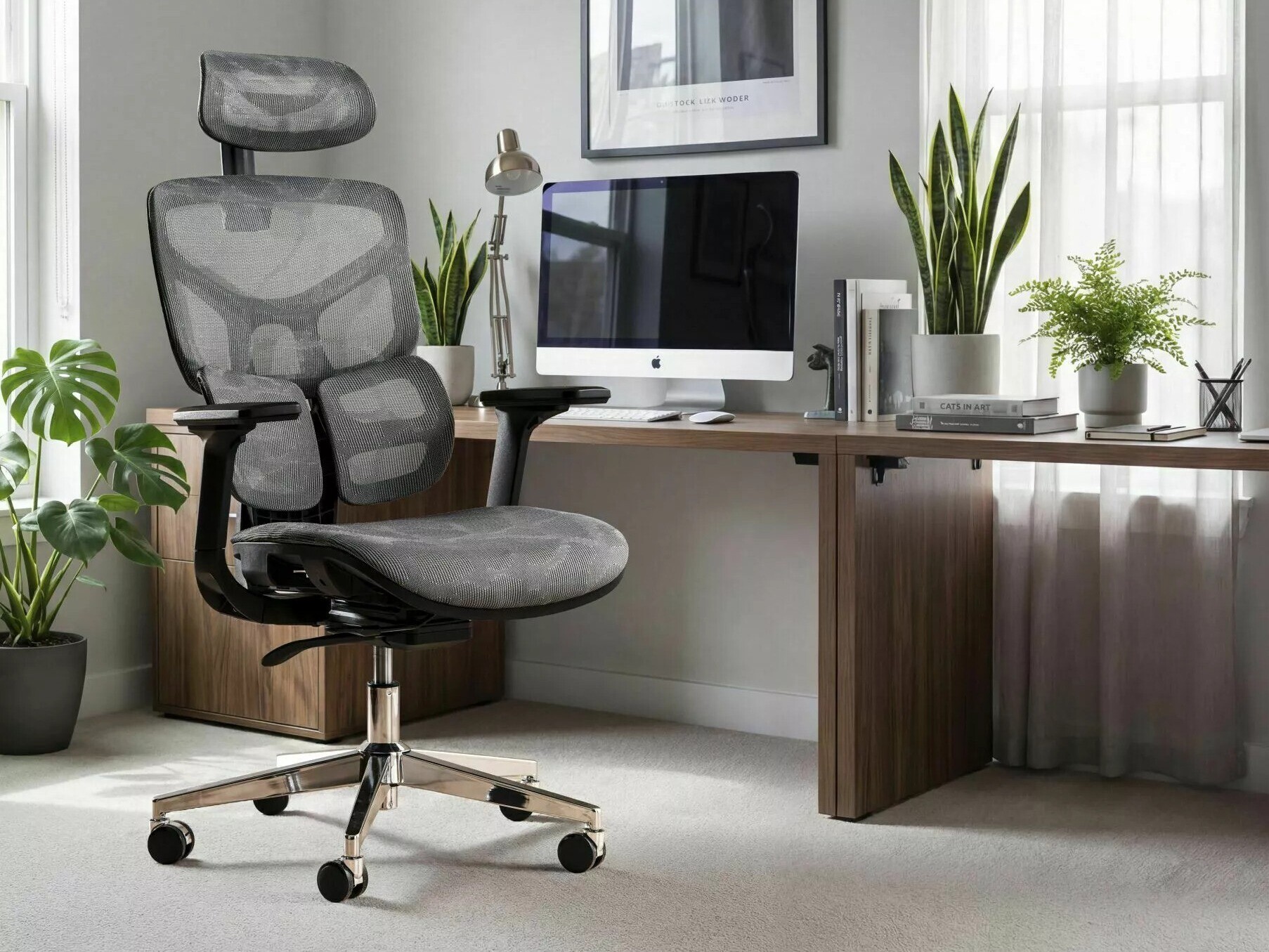 Office chair Detroit 1038 (Grey)