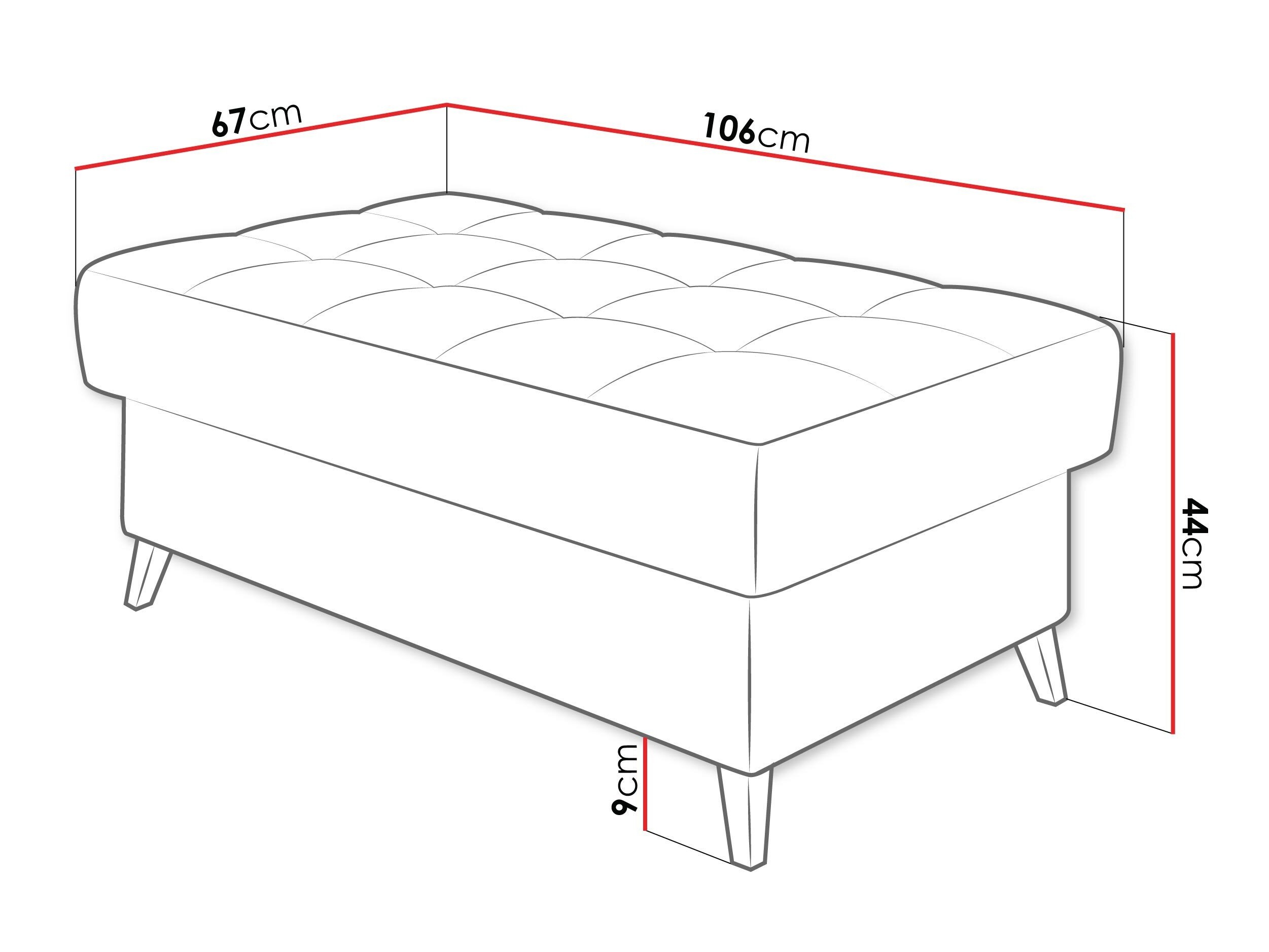 Upholstered bench Comfivo Agnus (Fredo 25)