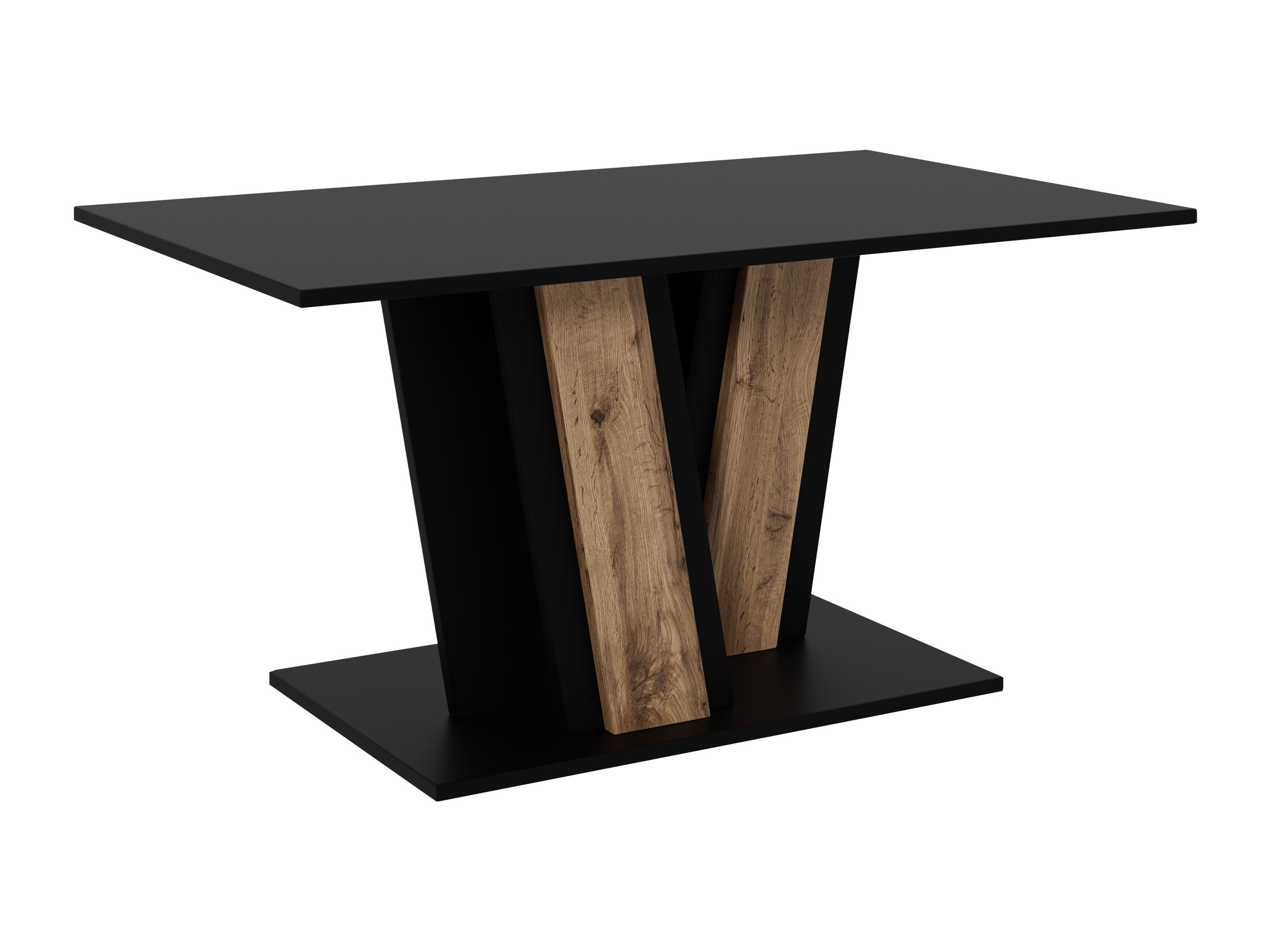 Coffee table Goodyear 138 (Black + Wotan Oak)