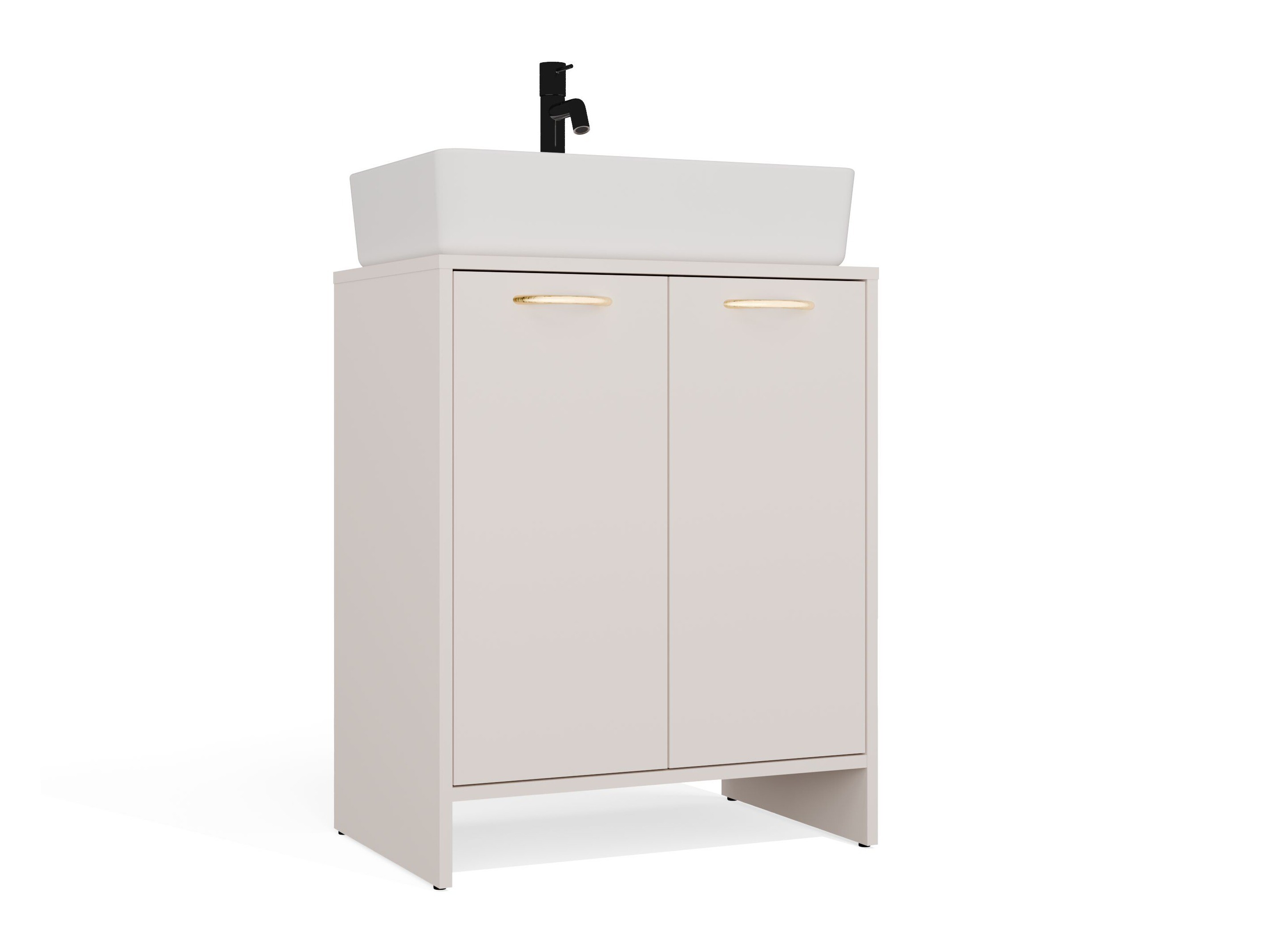 Standing bathroom cabinet for washbasin Servou 113 (Cashmere)
