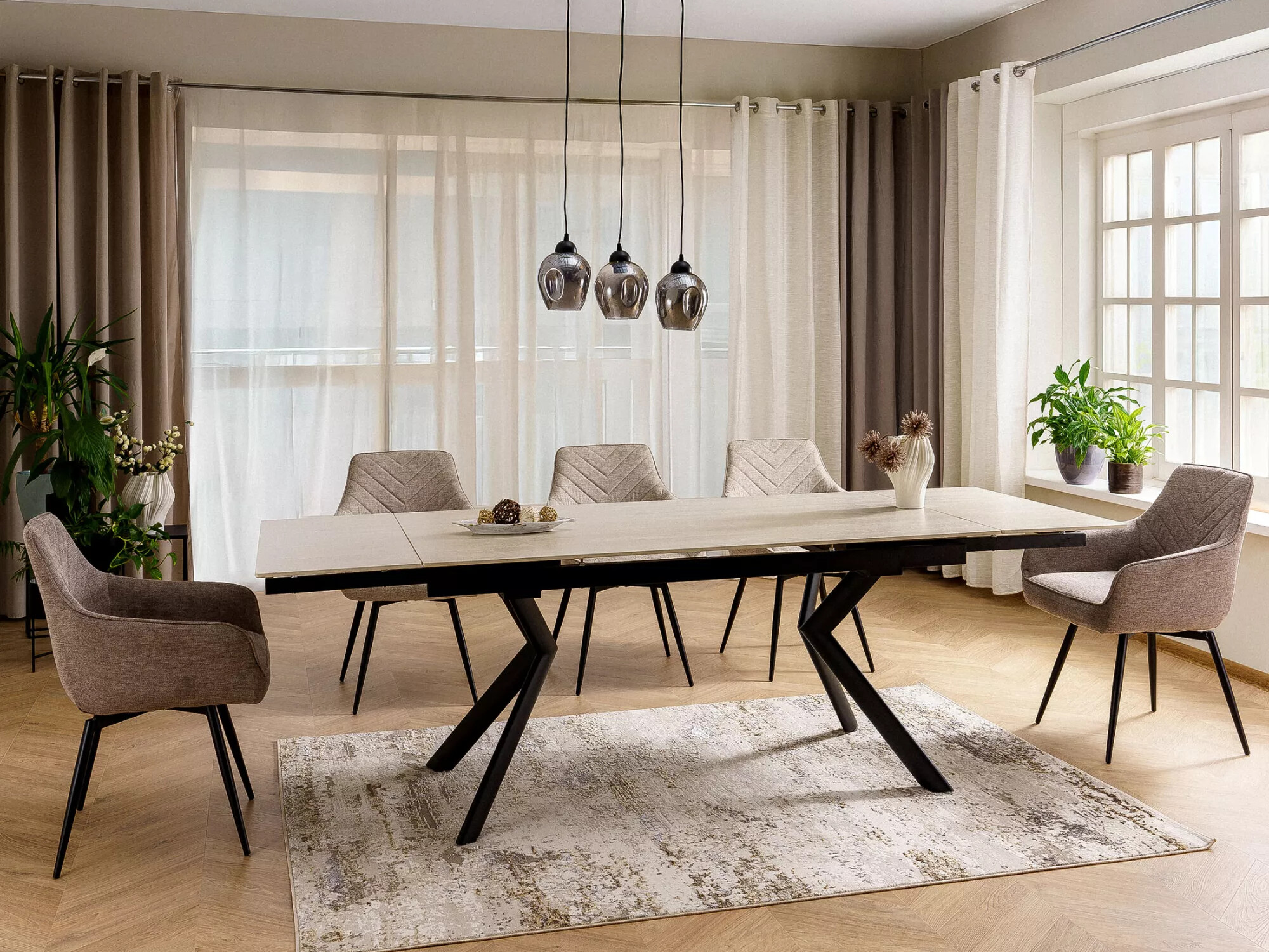 Table Detroit 1039 (Light travertine)