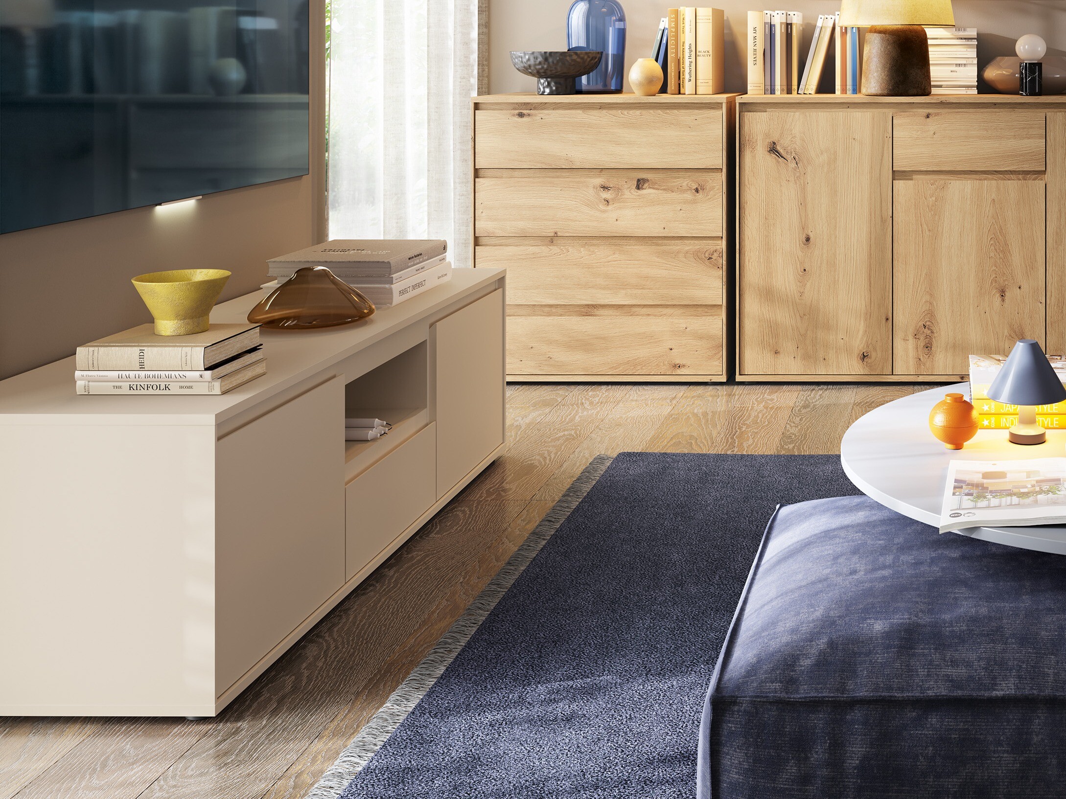 TV stand Torfiou 118 (Cashmere)
