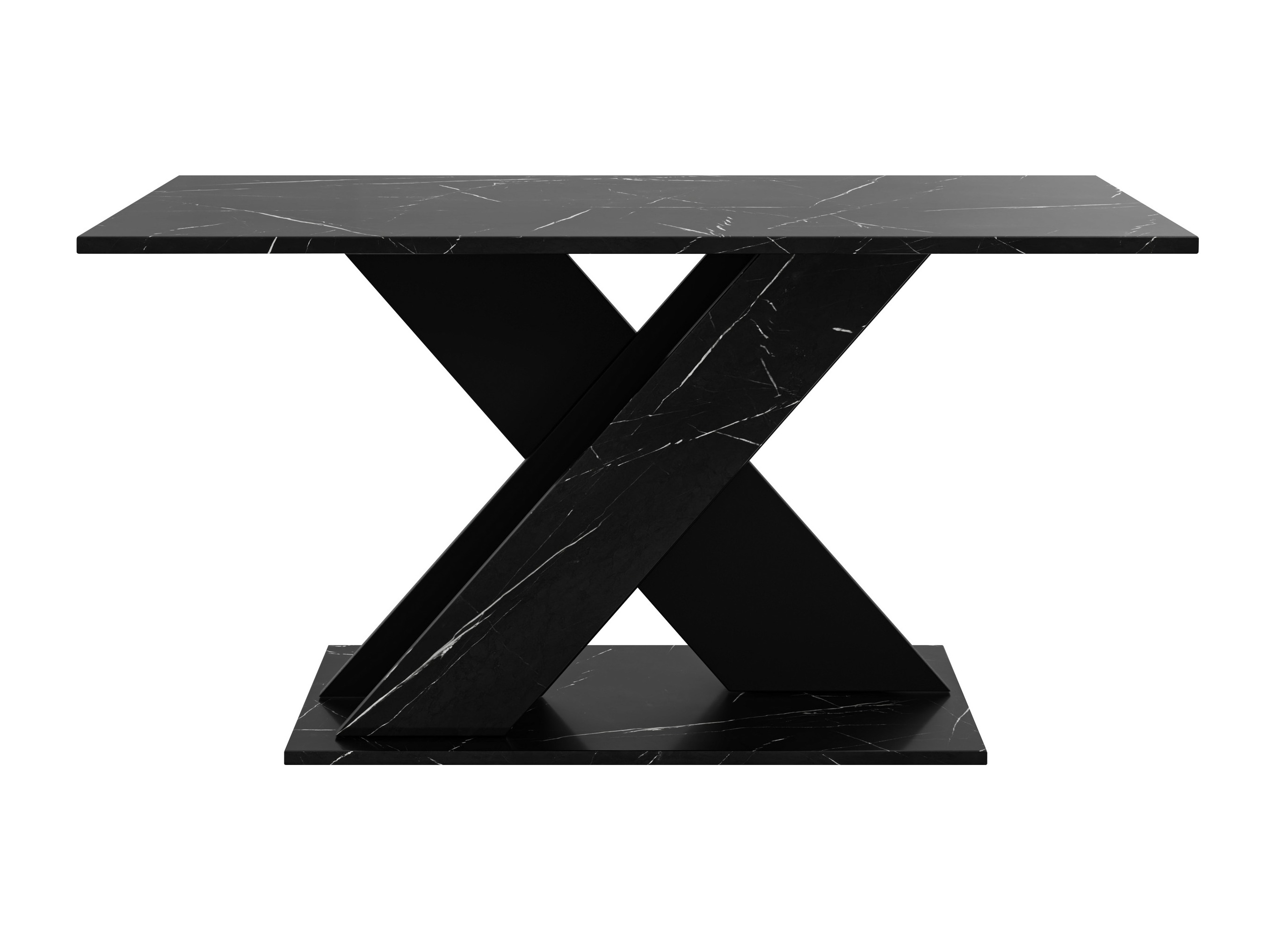 Coffee table Goodyear 140 (Black marble + Black)