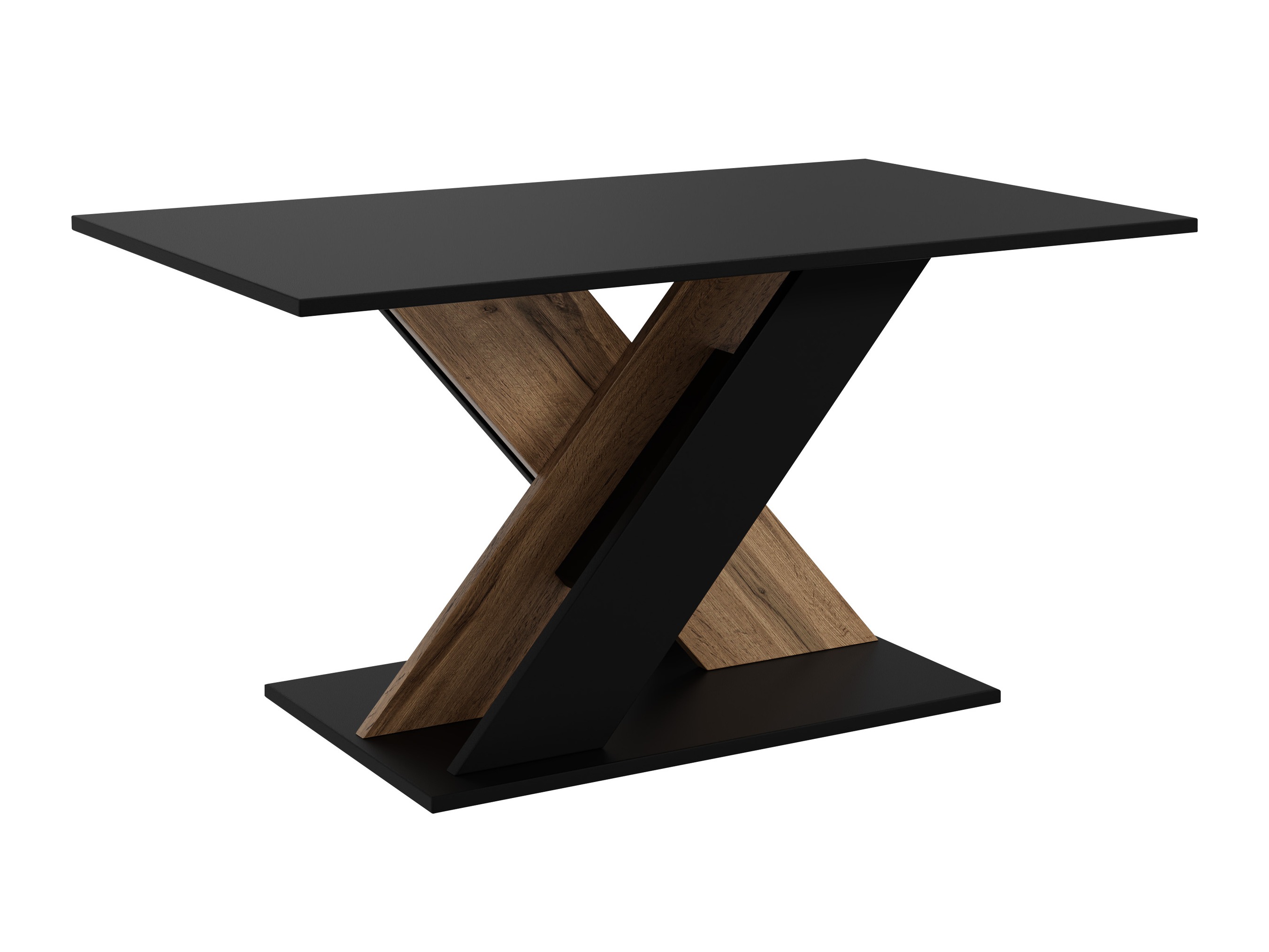 Coffee table Goodyear 140 (Black + Wotan Oak)