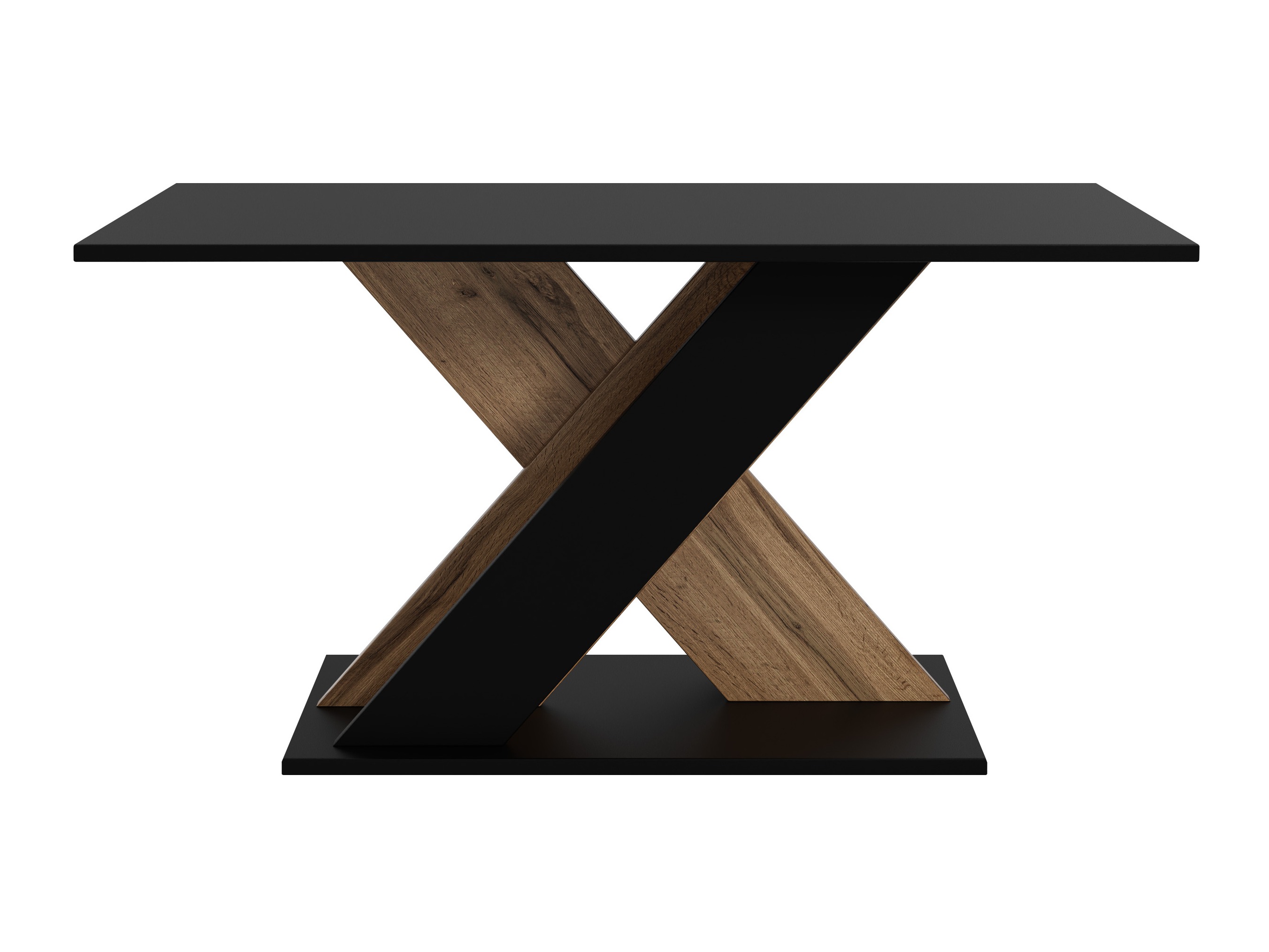 Coffee table Goodyear 140 (Black + Wotan Oak)
