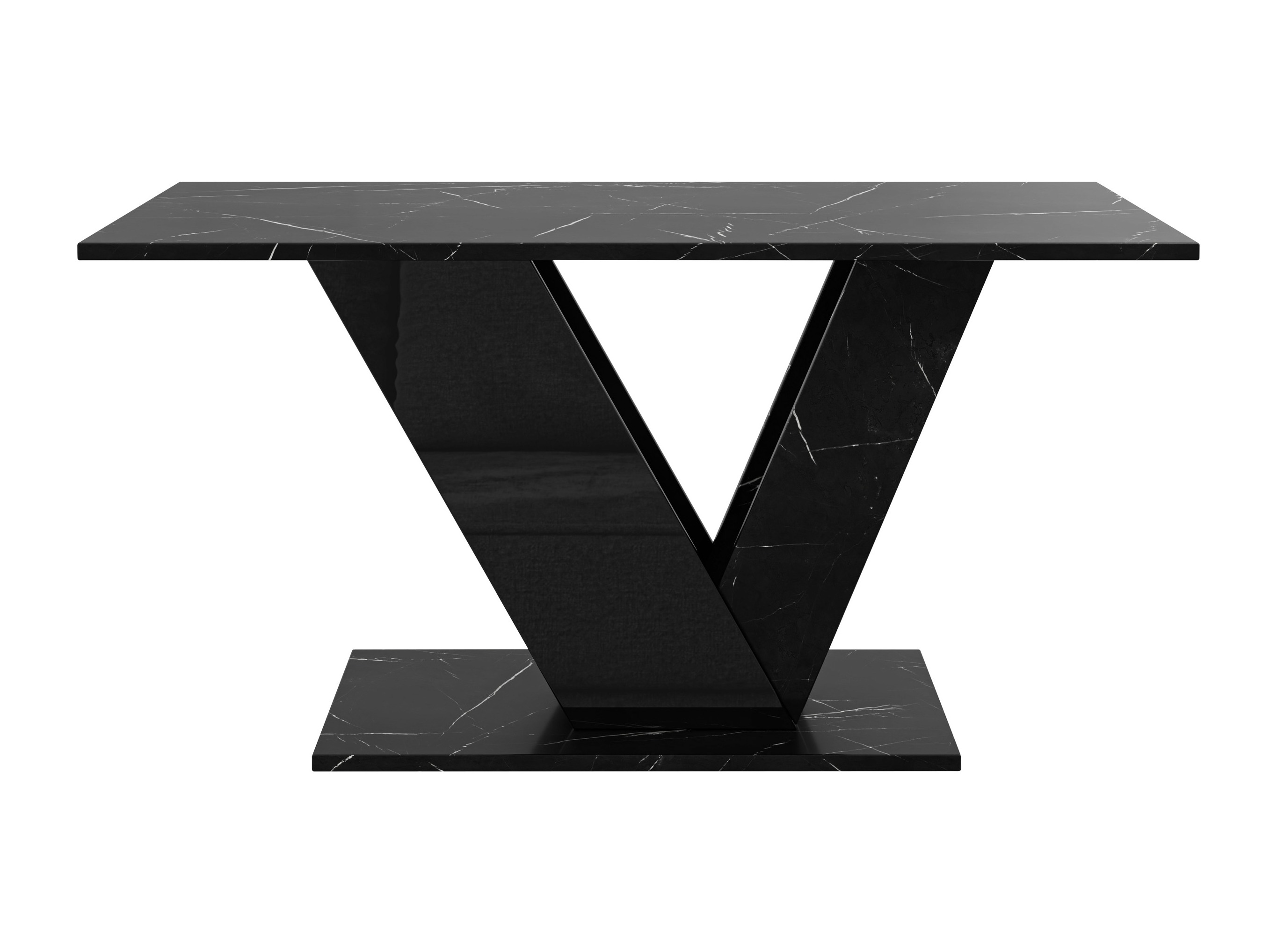 Coffee table Goodyear 142 (Black marble + Black)