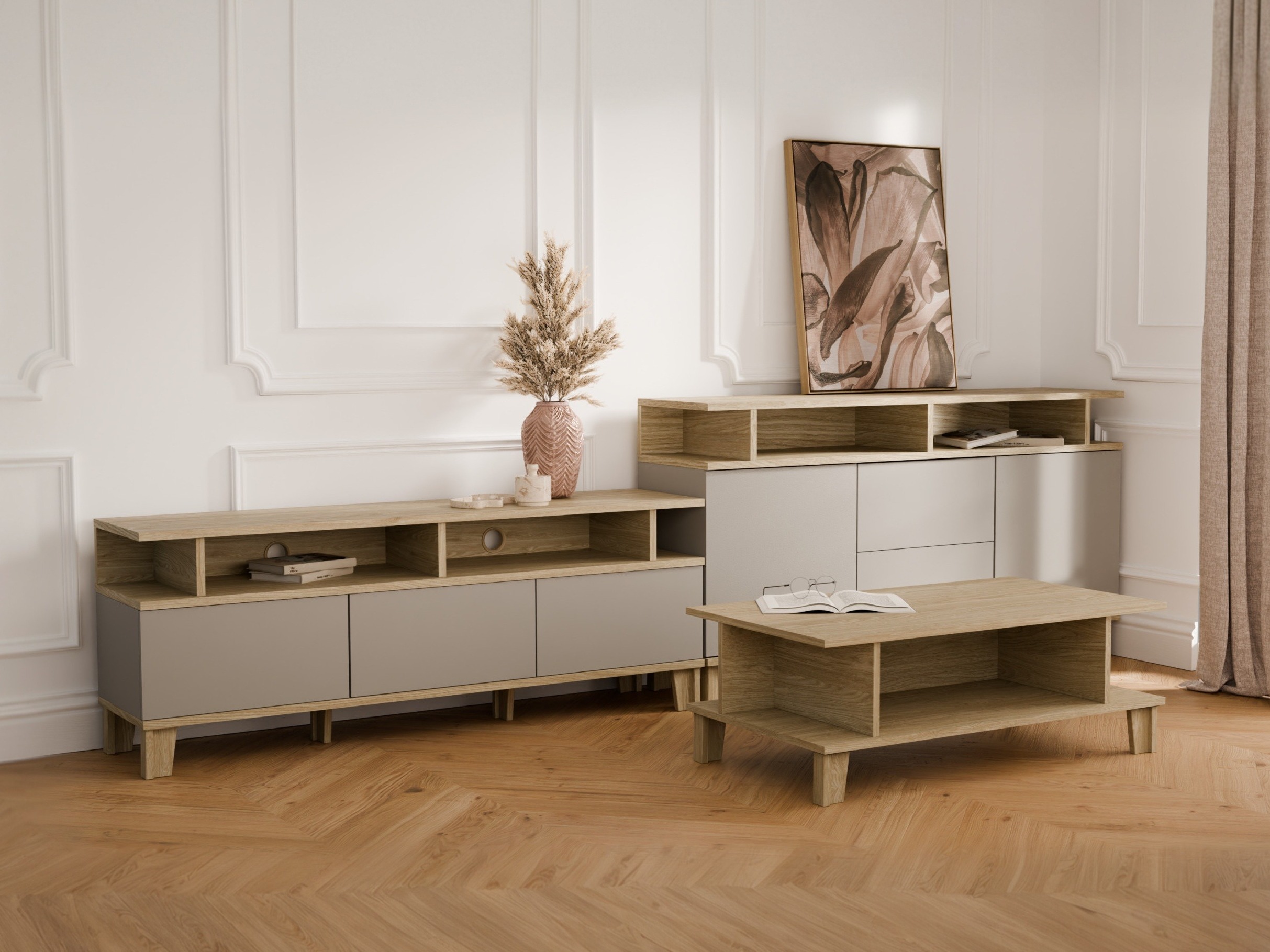 Living room set Evarveru 108 (Grey)