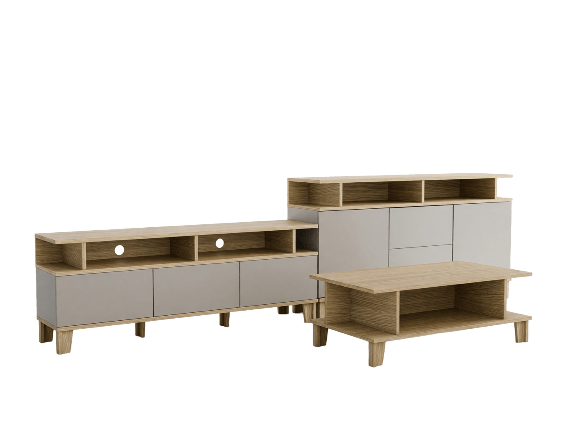 Living room set Evarveru 108 (Grey)