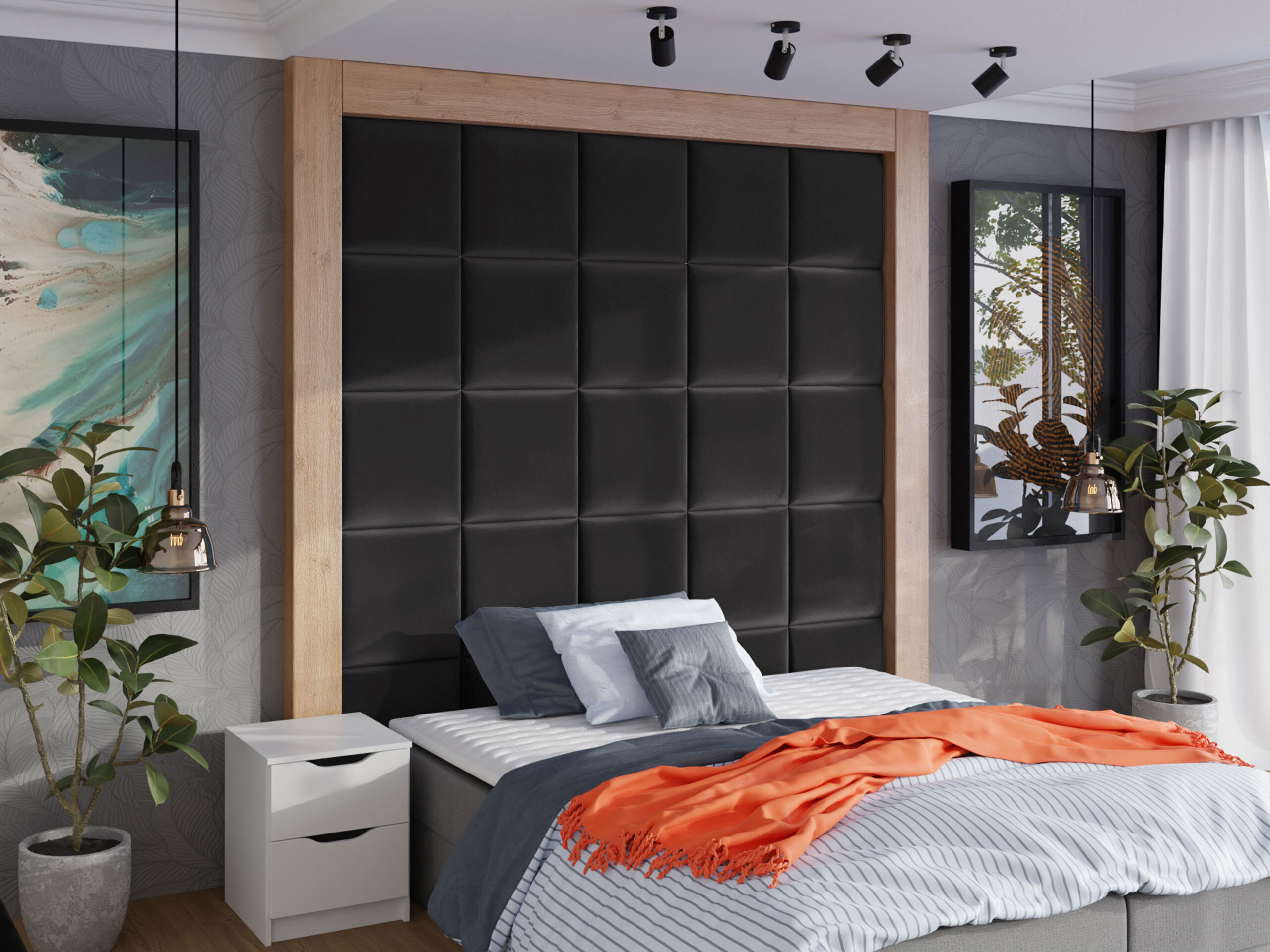 Soft wall panel Comfivo Ovis VIII (Polo 897) (42x42)