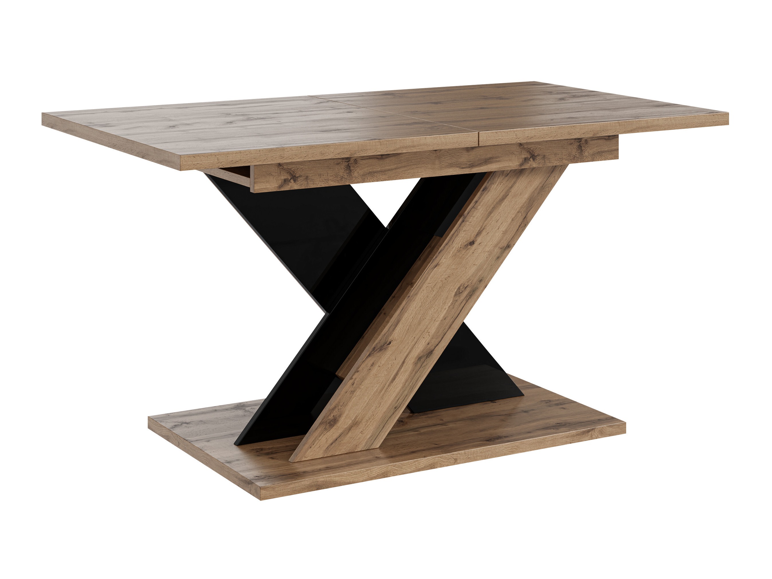Table Goodyear 141 (Wotan Oak + Glossy black)