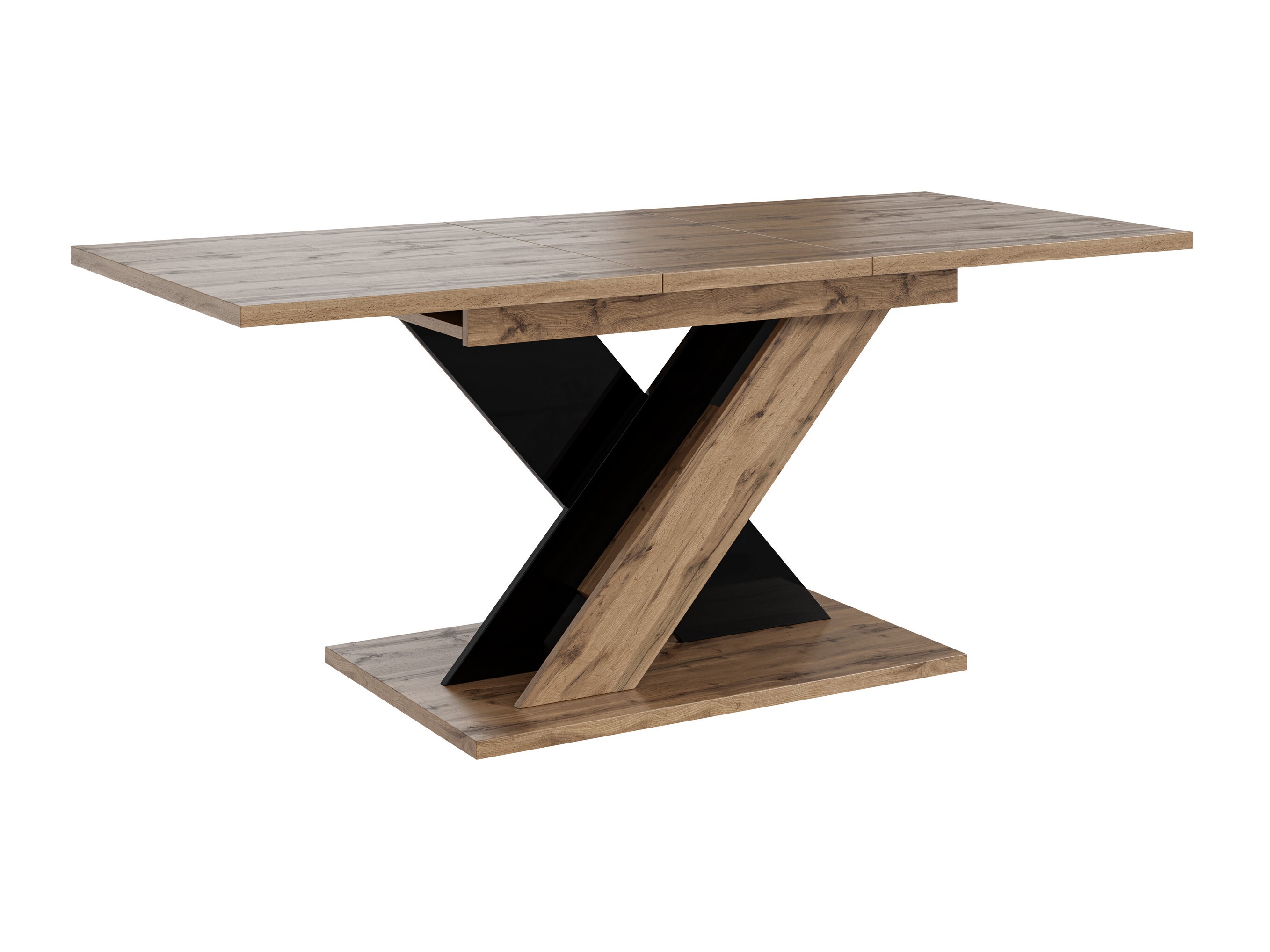 Table Goodyear 141 (Wotan Oak + Glossy black)