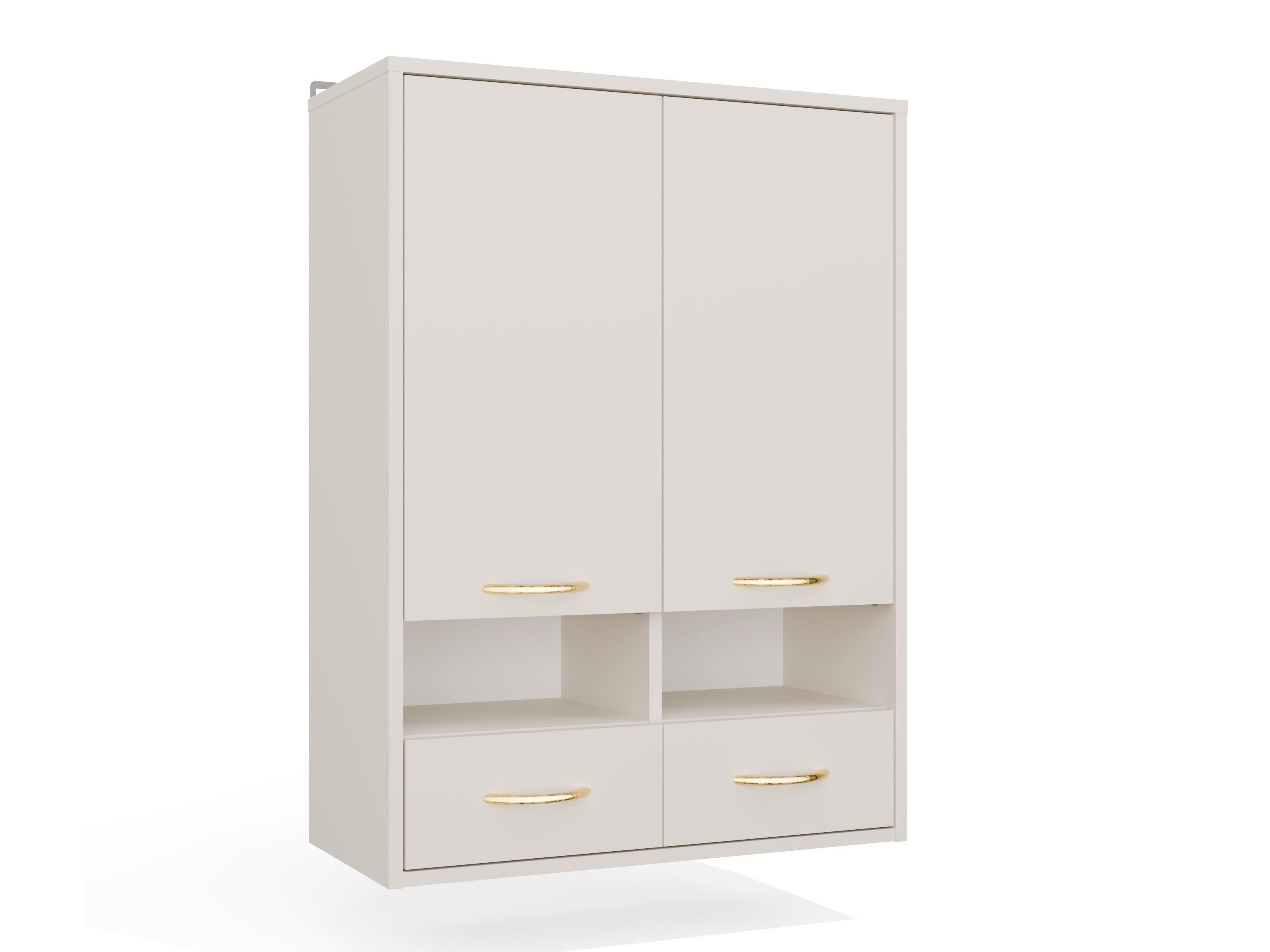 Wall-mounted bathroom cabinet Servou 116 (Cashmere)