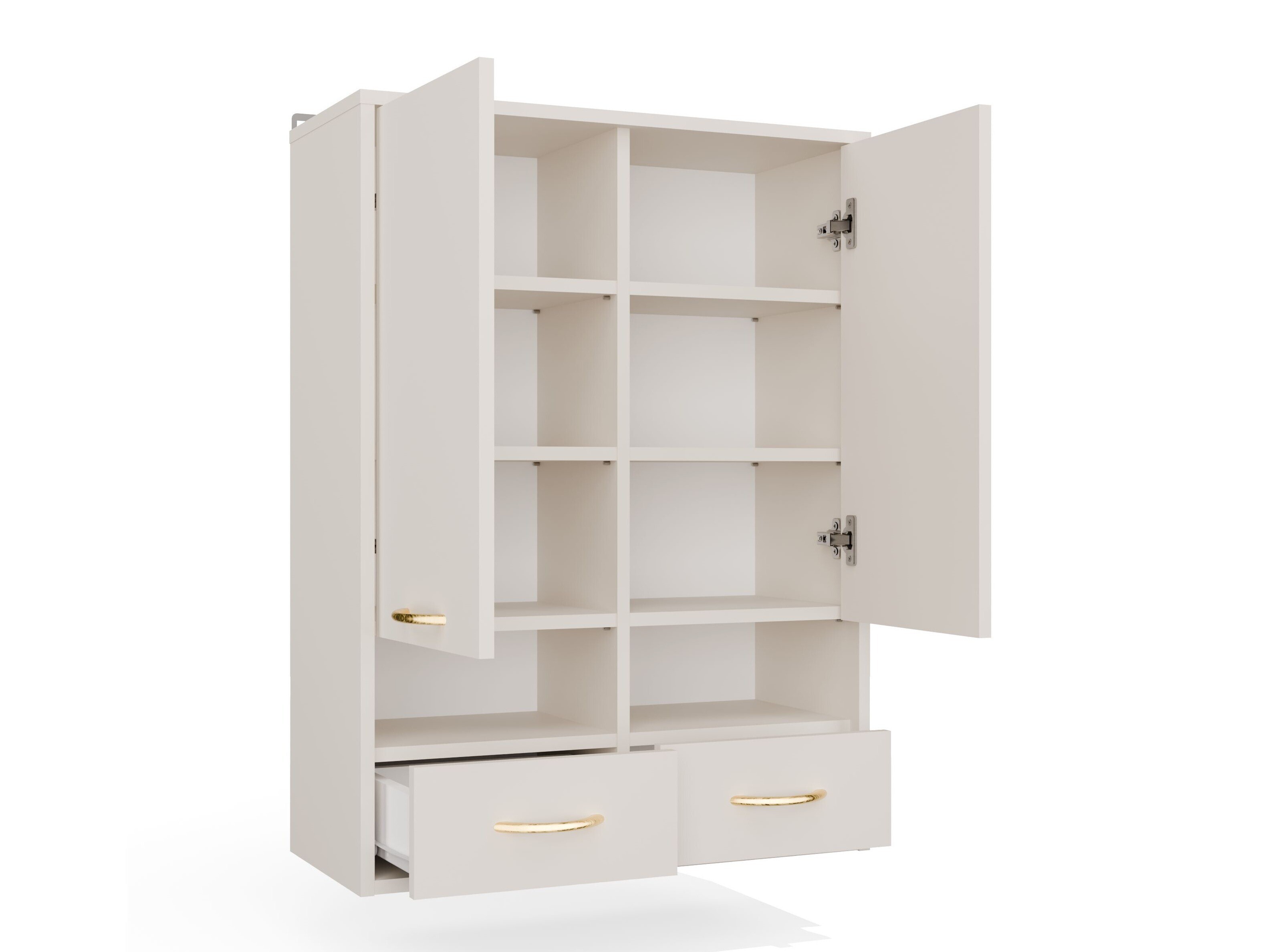 Wall-mounted bathroom cabinet Servou 116 (Cashmere)