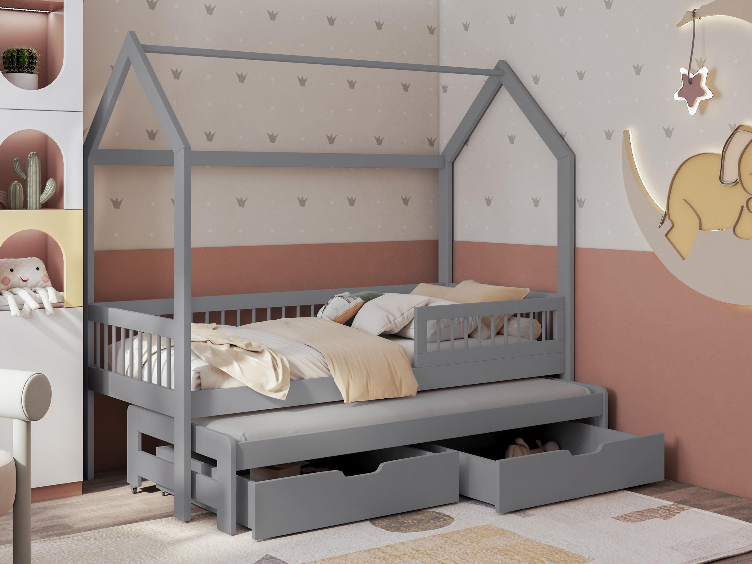 Bed Henderson 166 (Grey)