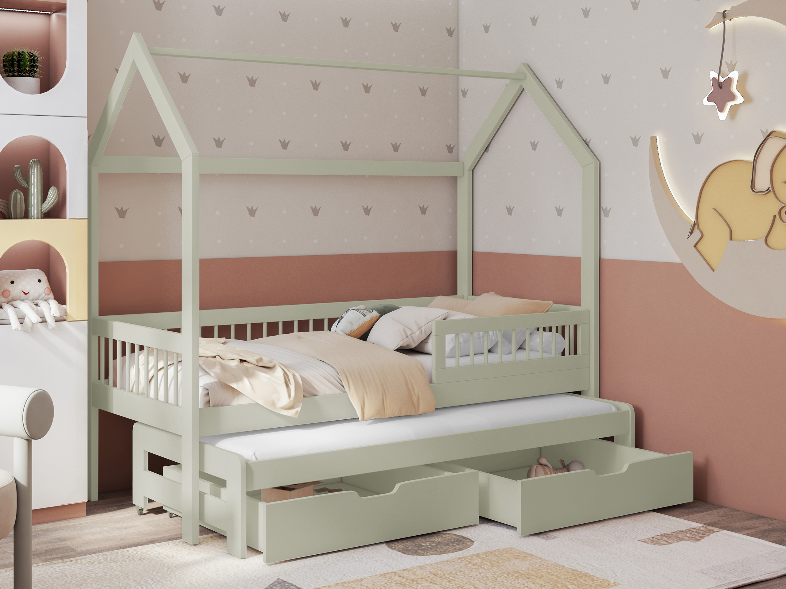 Bed Henderson 166 (Light olive tree)