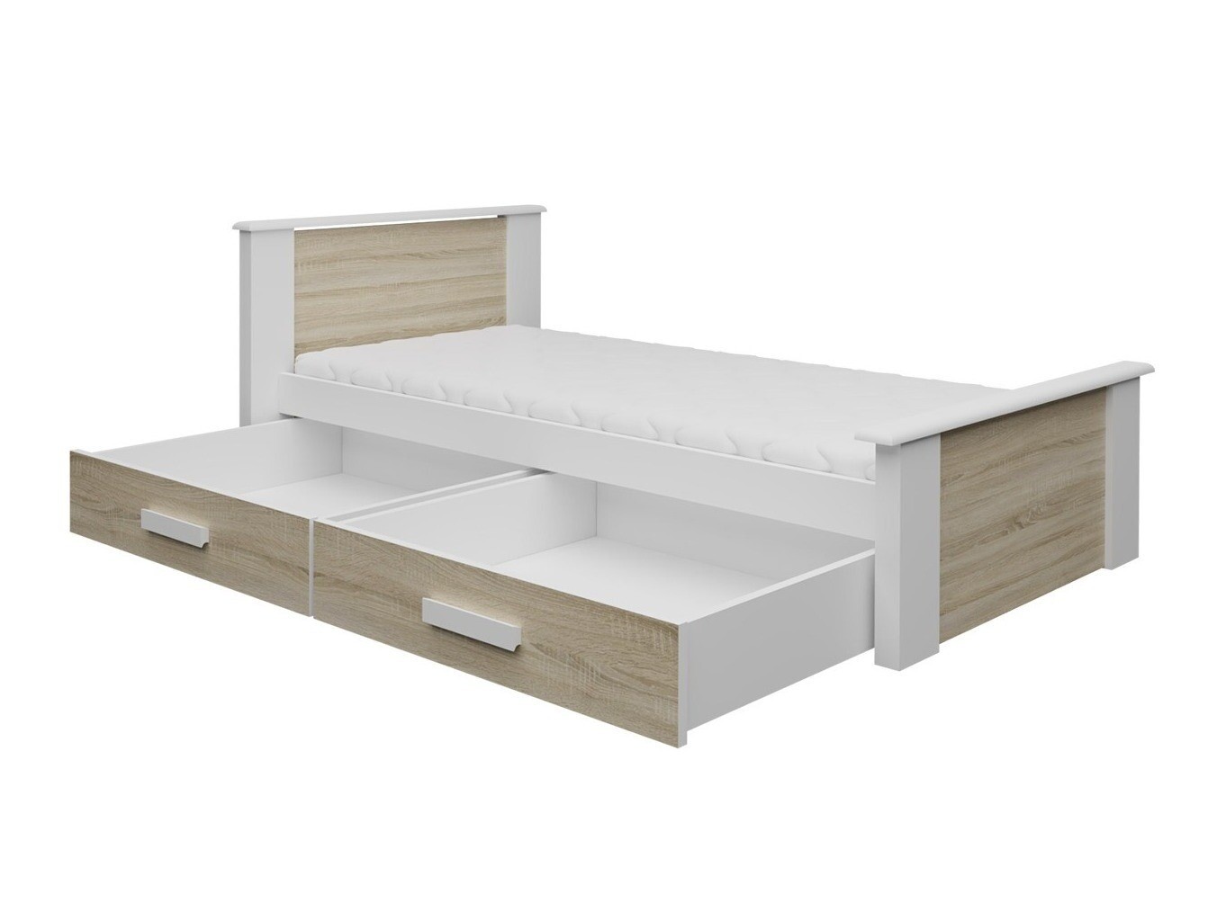 Bed Henderson 116 (White + Blue)