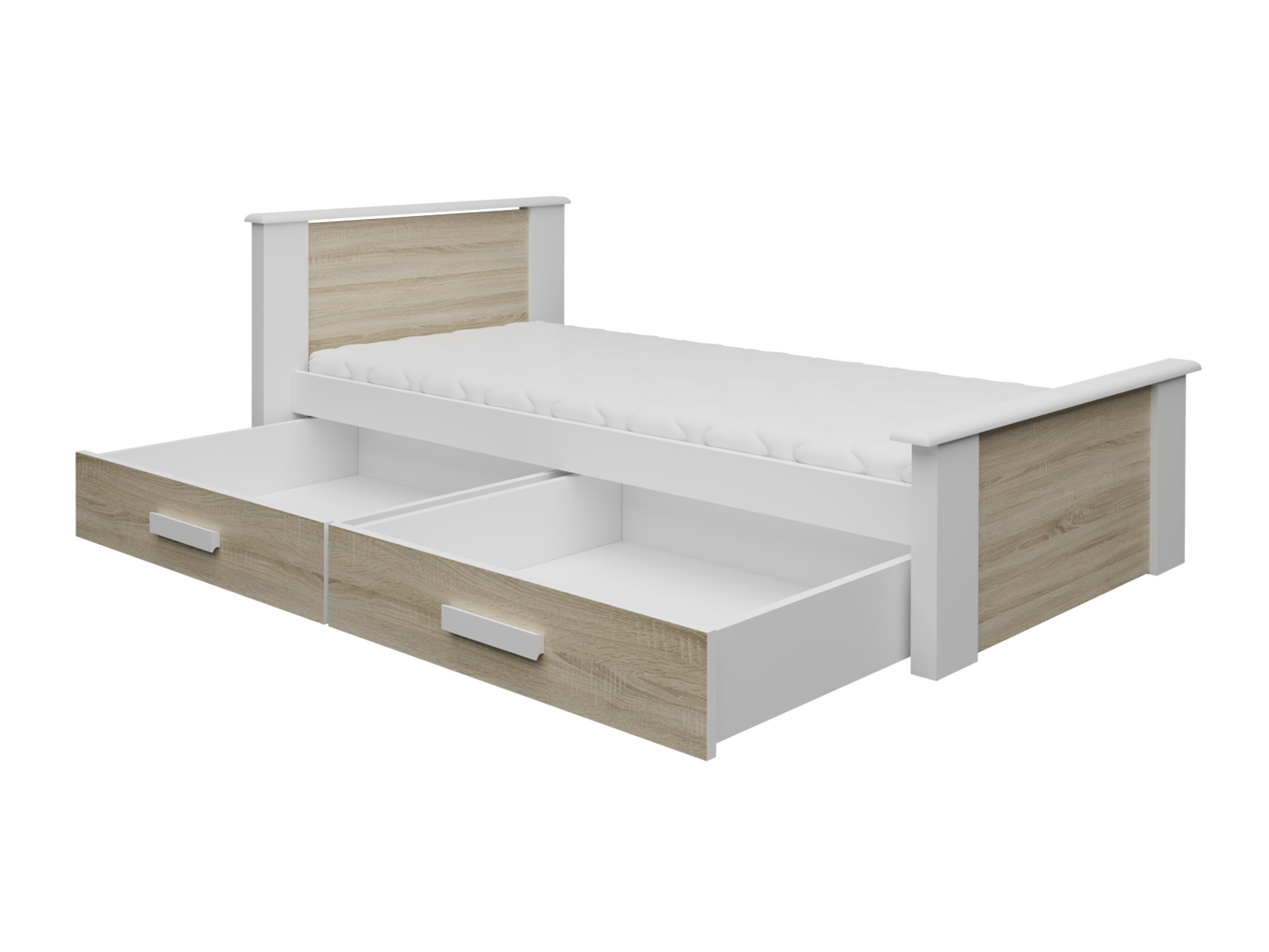 Bed Henderson 116 (White + Blue)