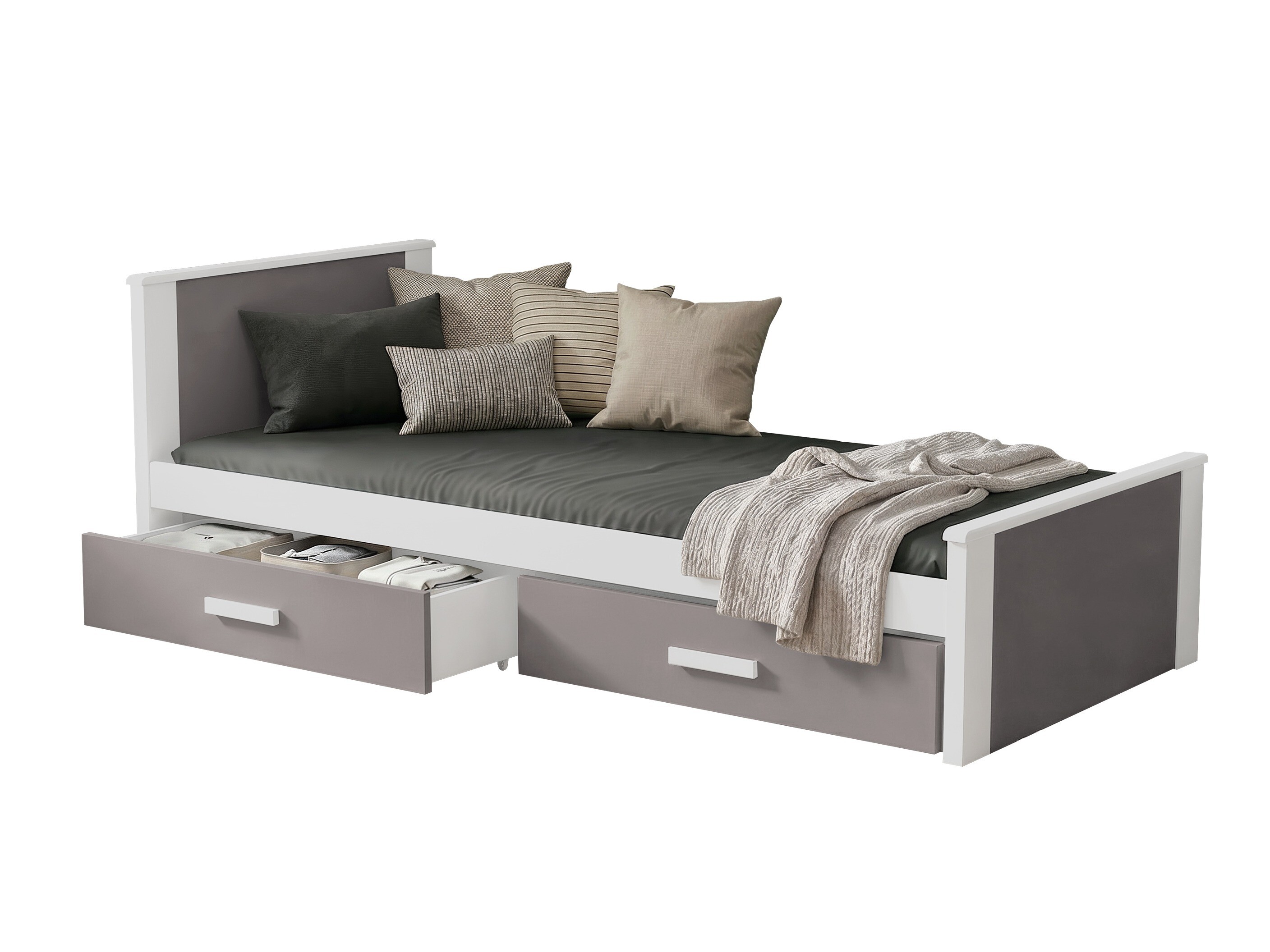 Bed Henderson 116 (White + Trufel)