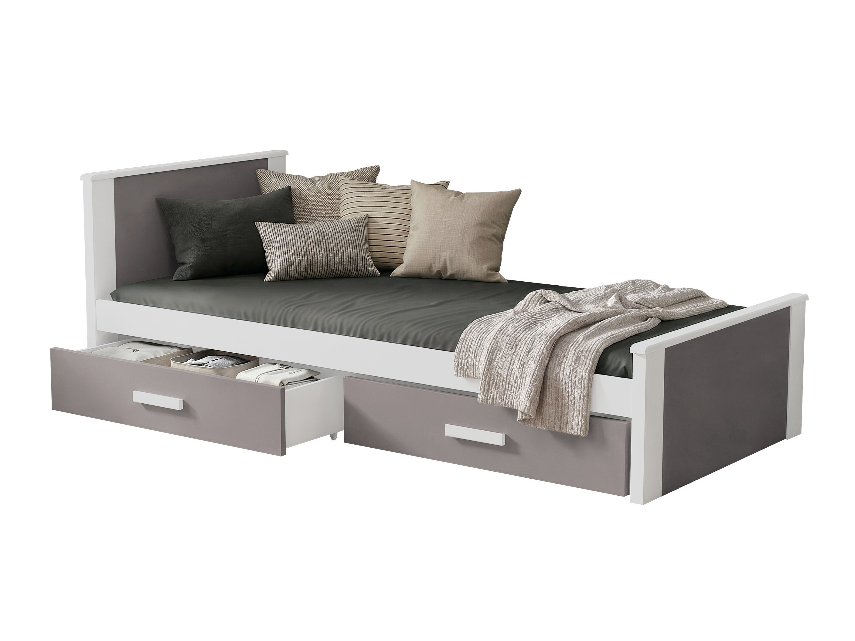 Bed Henderson 116 (White + Trufel)