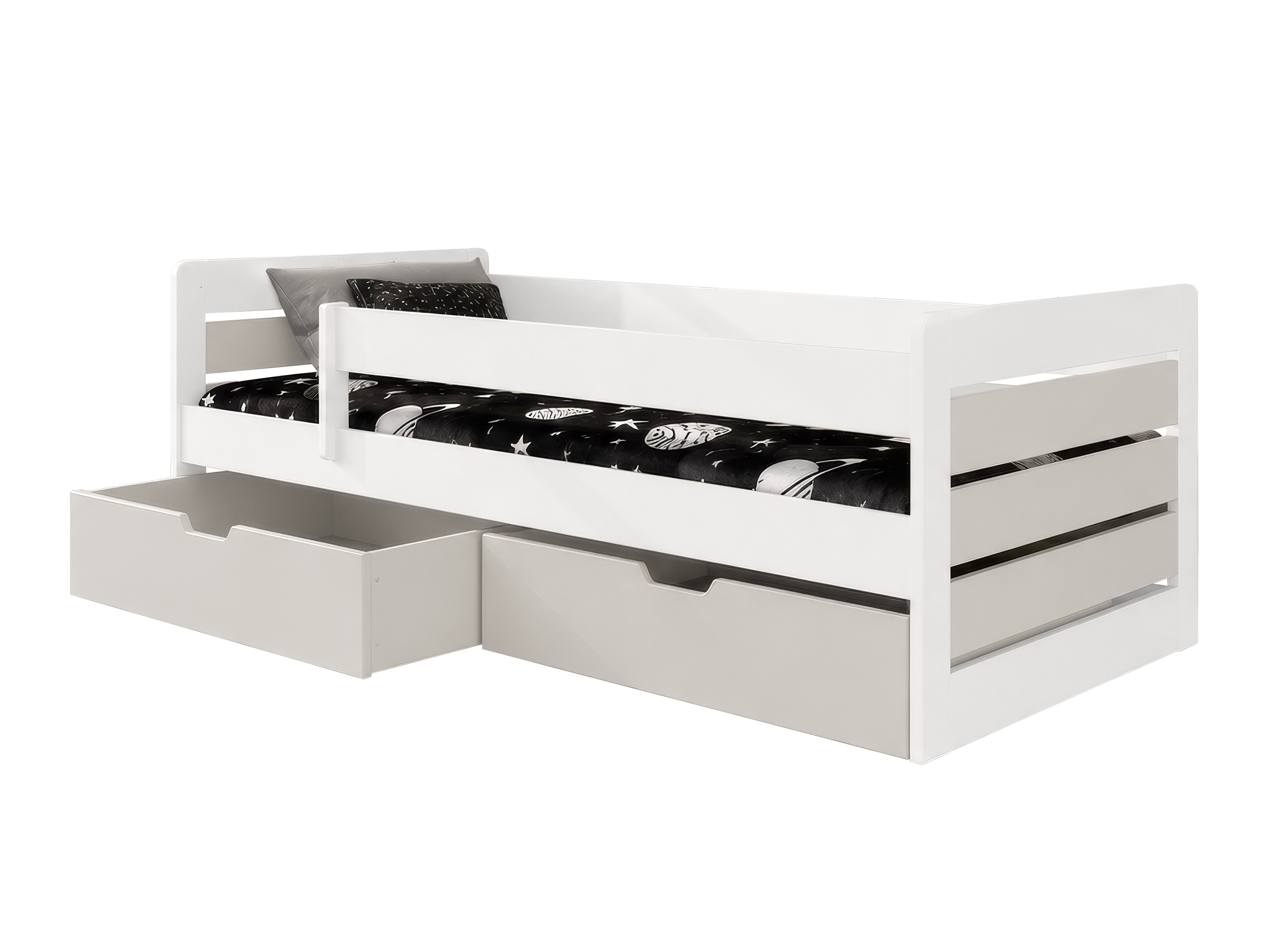 Bed Henderson 173 (White + Cashmere)