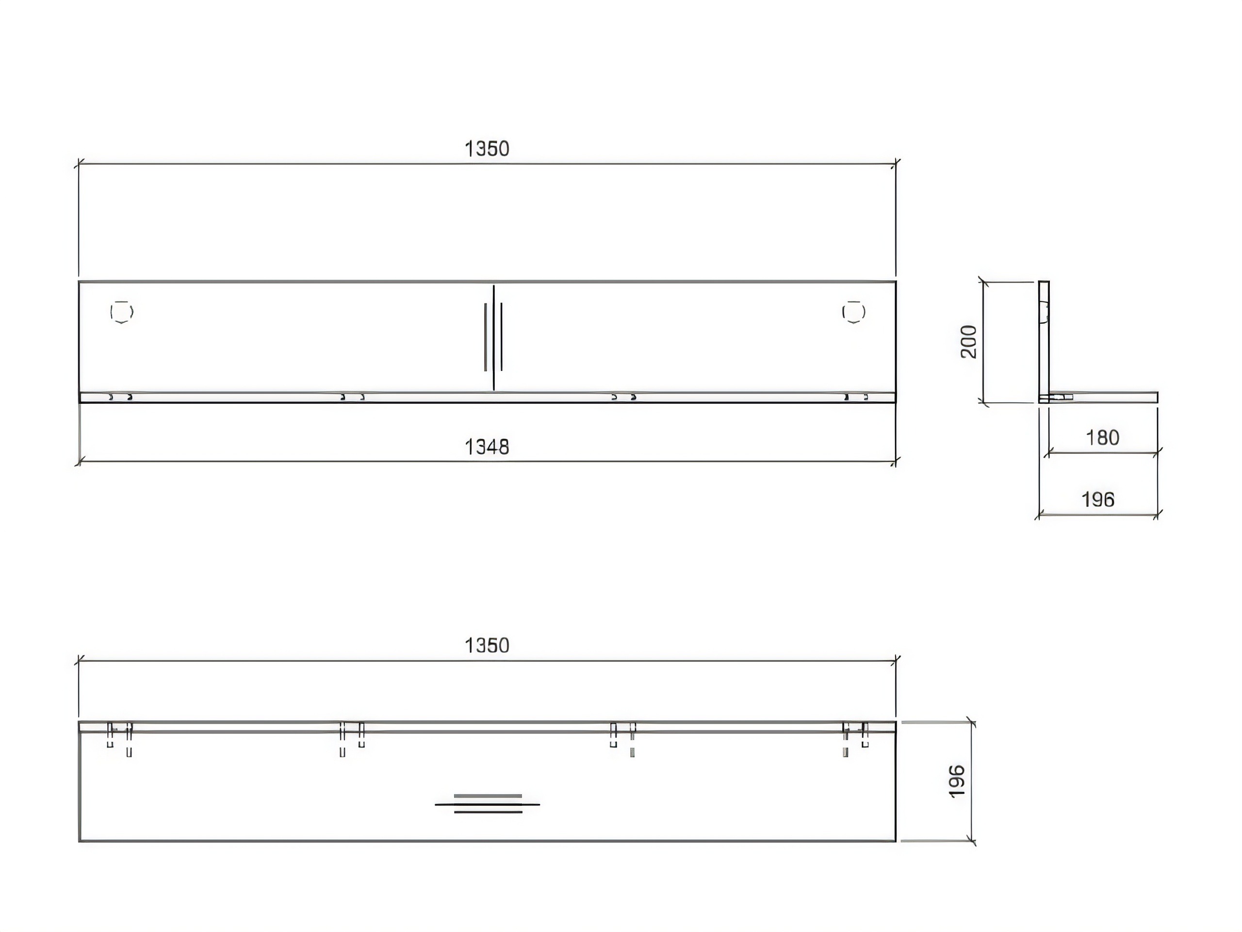 Wall shelf Floveni 104