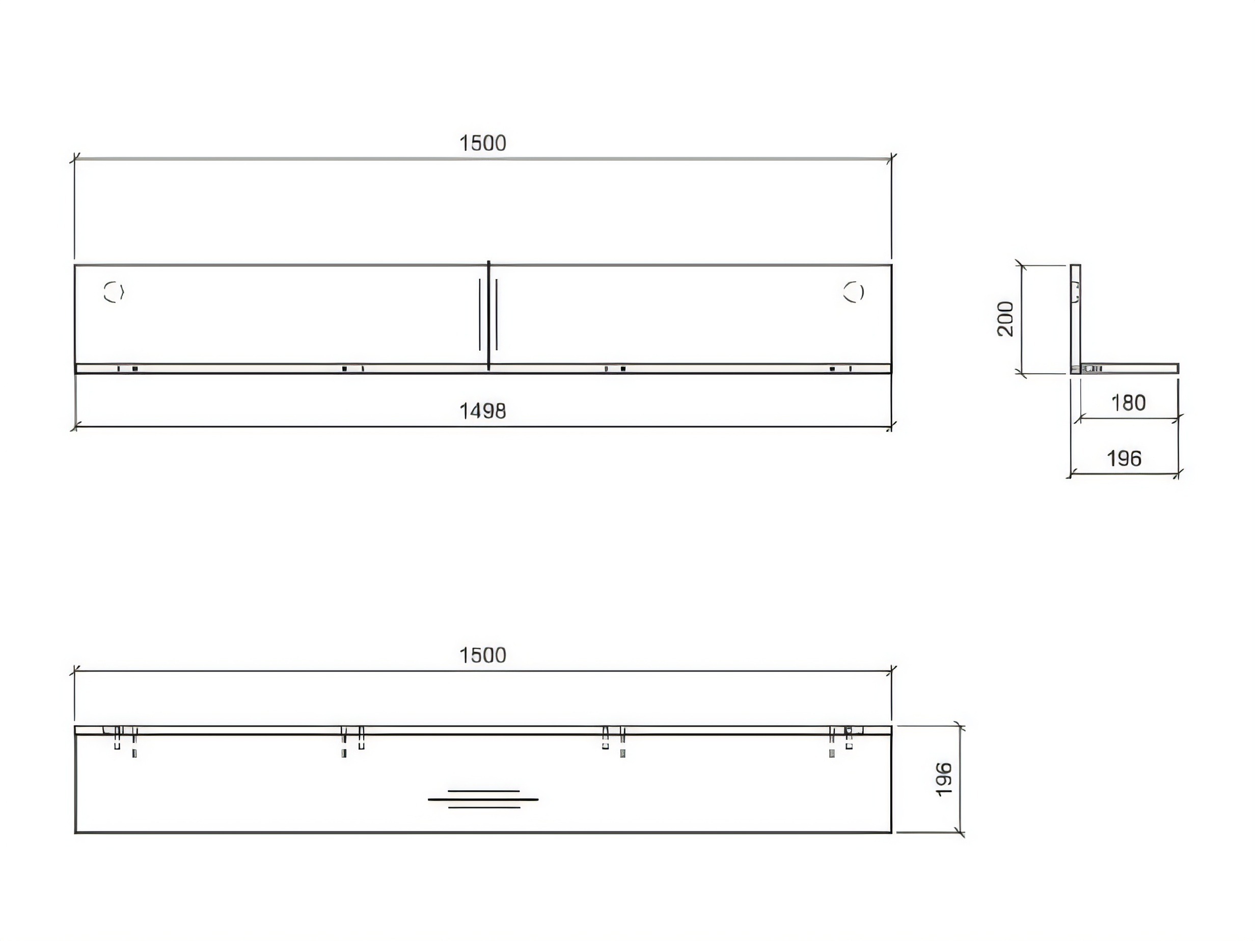 Wall shelf Floveni 105