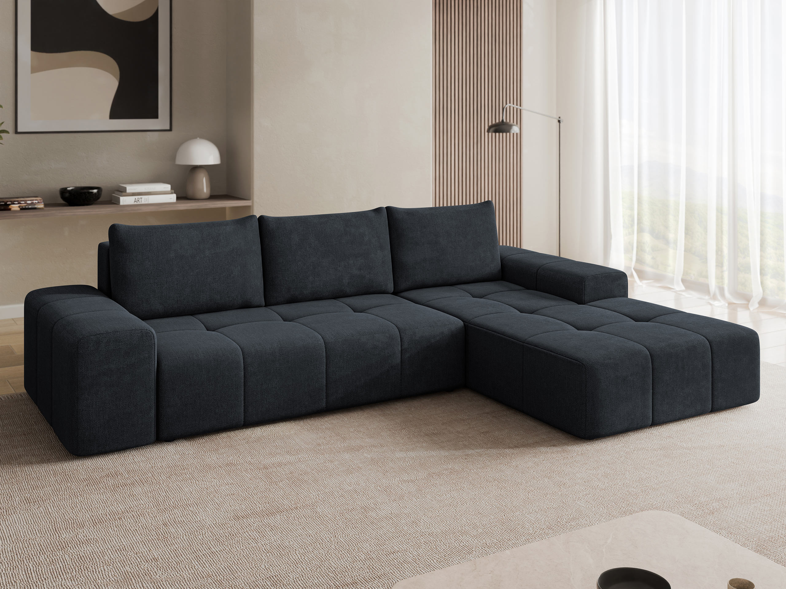 Corner sofa Comfivo 591 (Spirit Black)