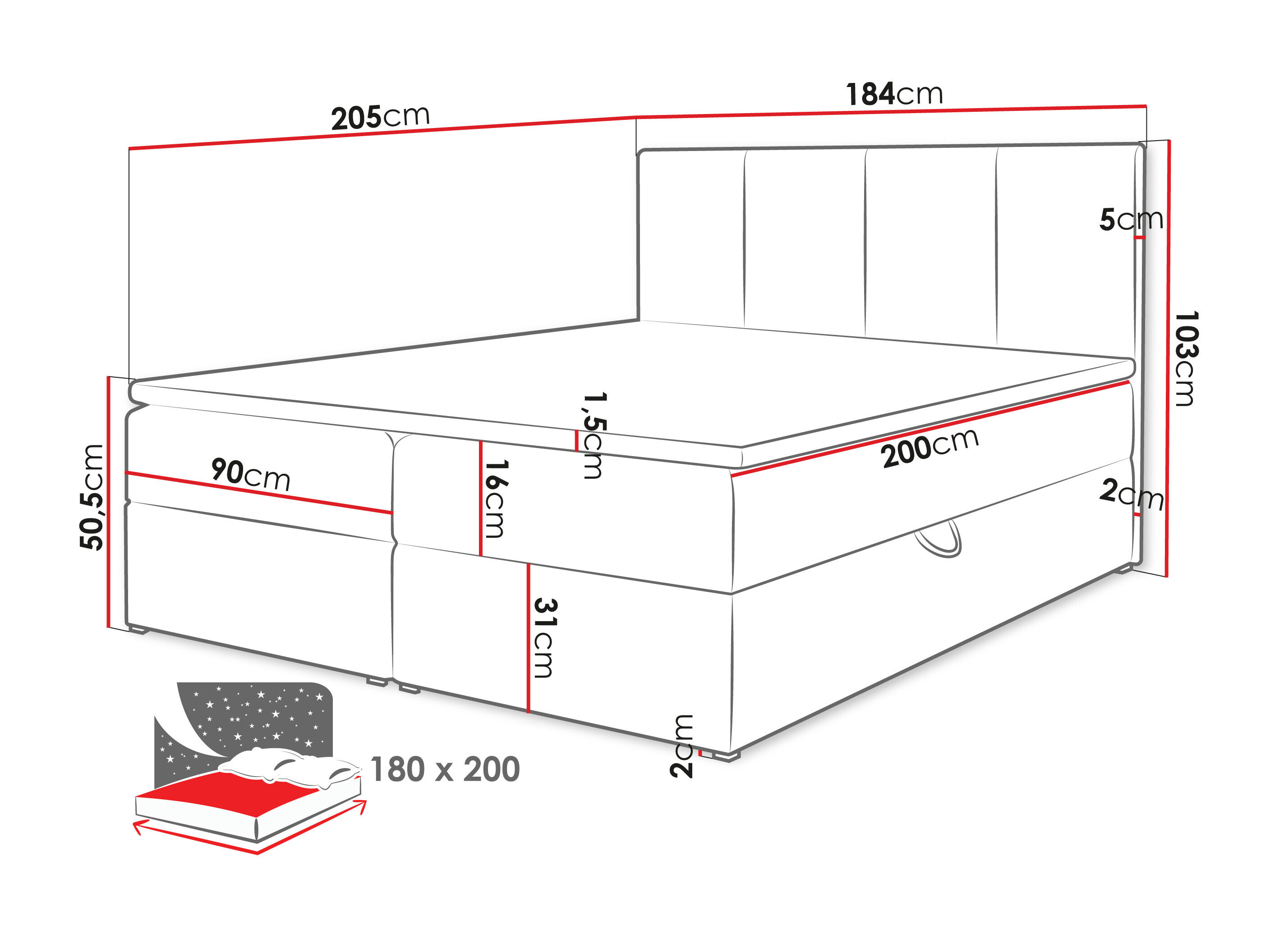 Continental bed Oppidum (Lambi 06)