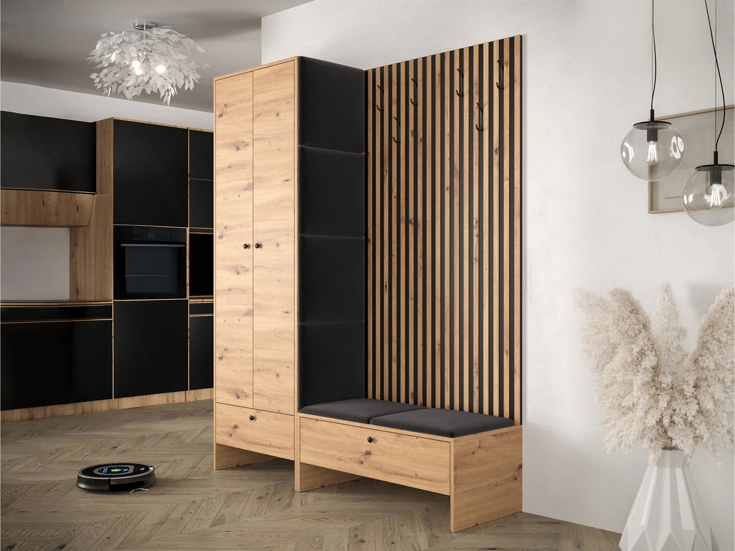 Hallway set Donio III (Artisan oak + Polo 897)