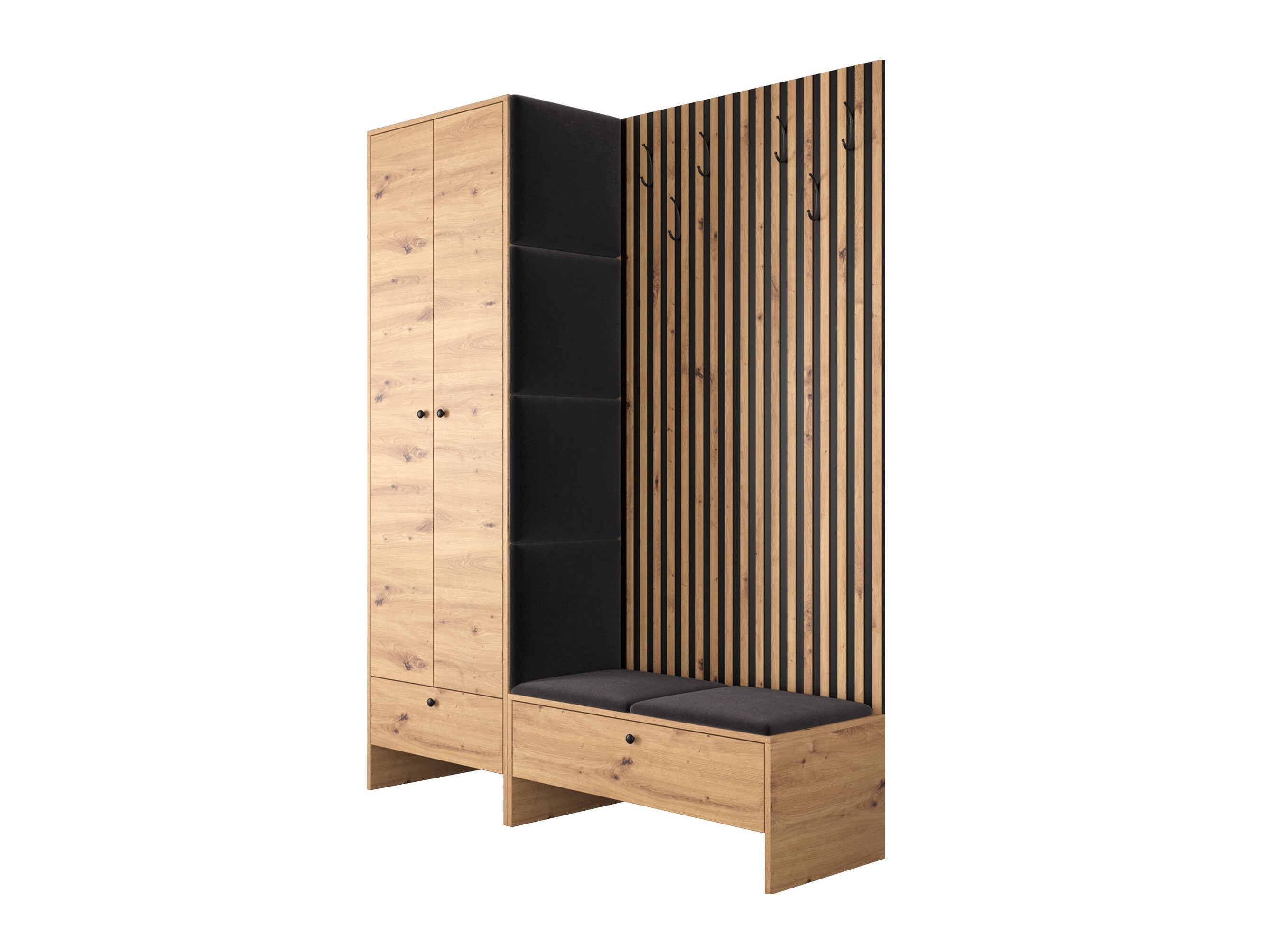 Hallway set Donio III (Artisan oak + Polo 897)