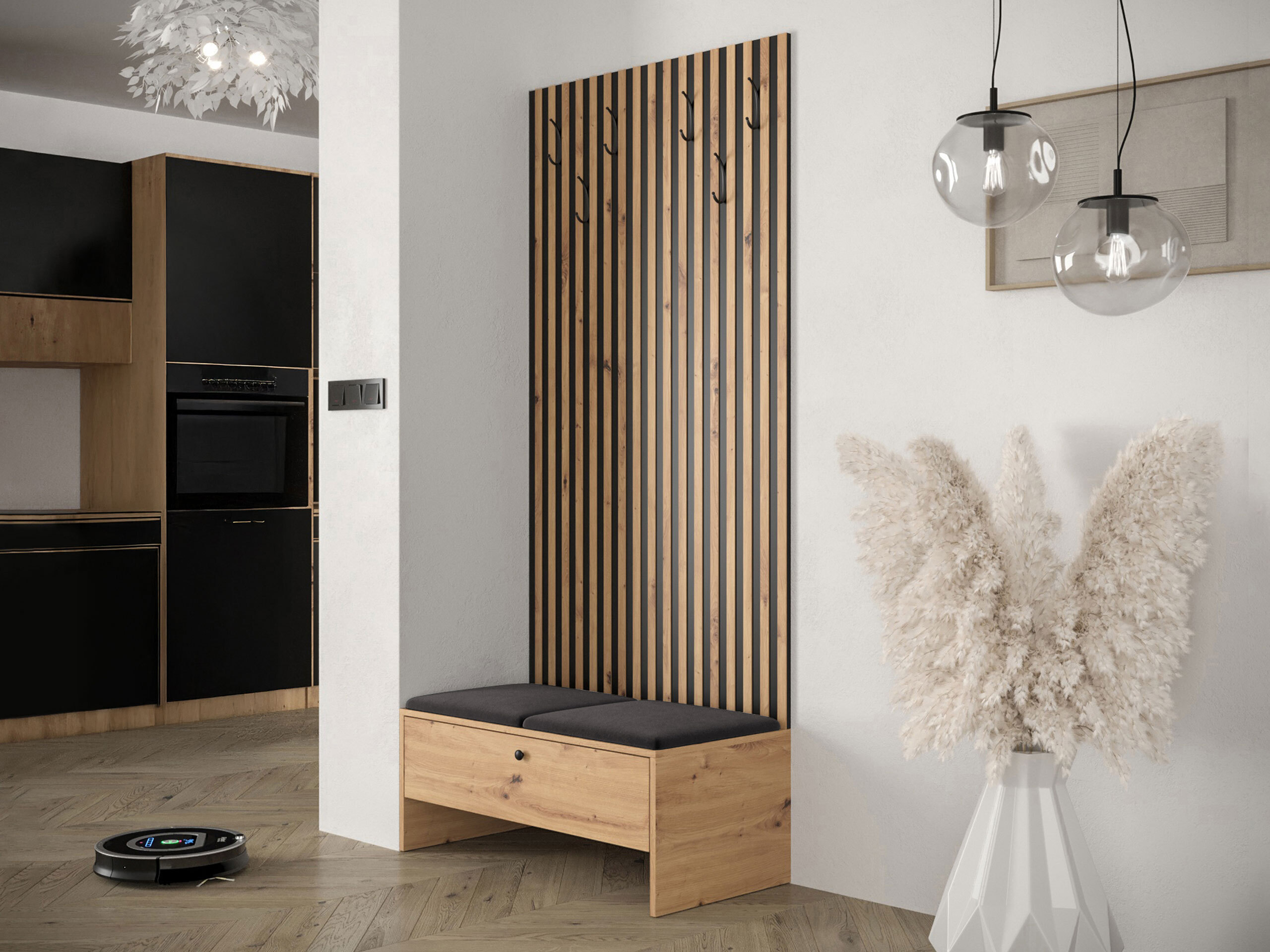 Hallway set Donio IV (Artisan oak + Polo 897)