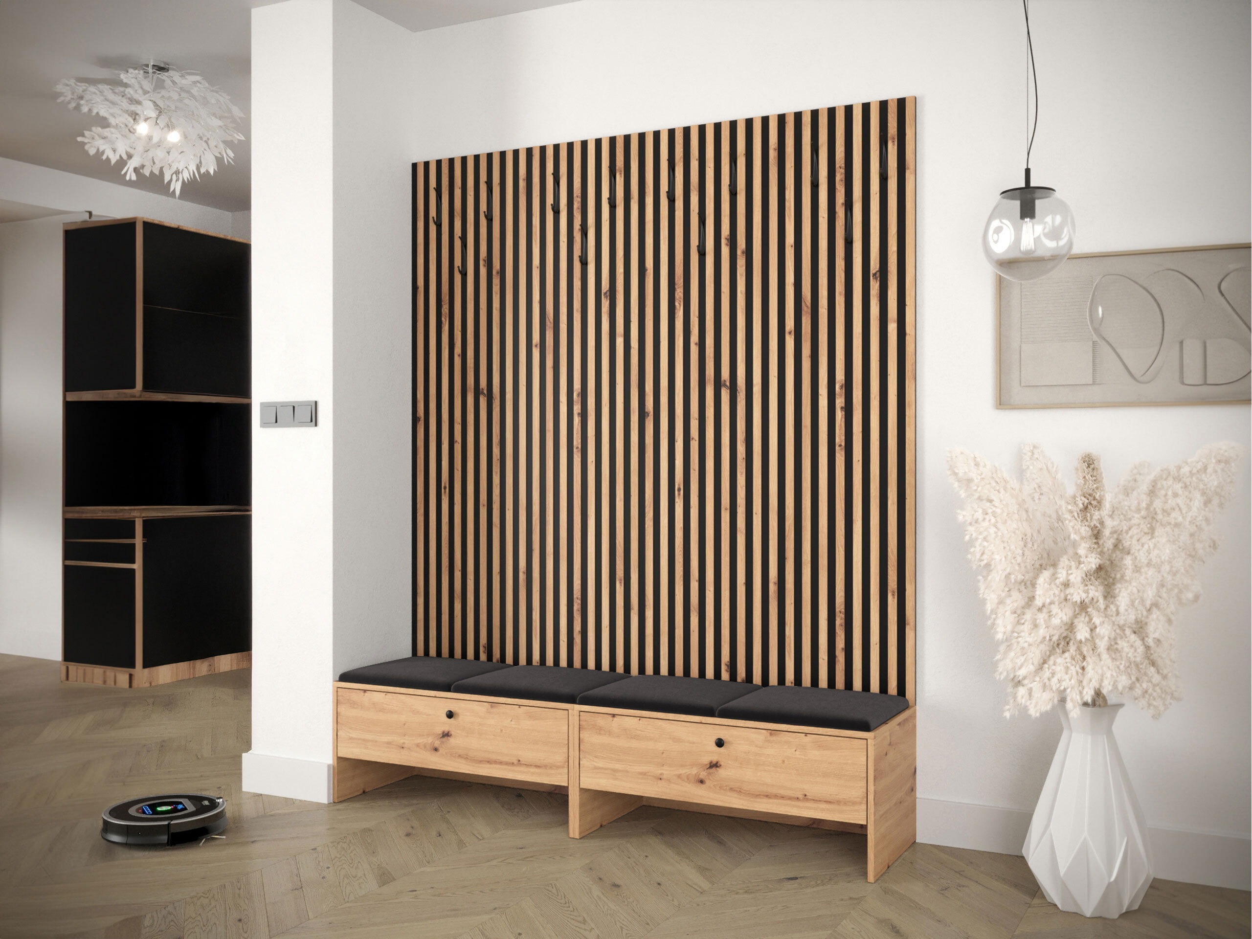 Hallway set Donio V (Artisan oak + Polo 897)