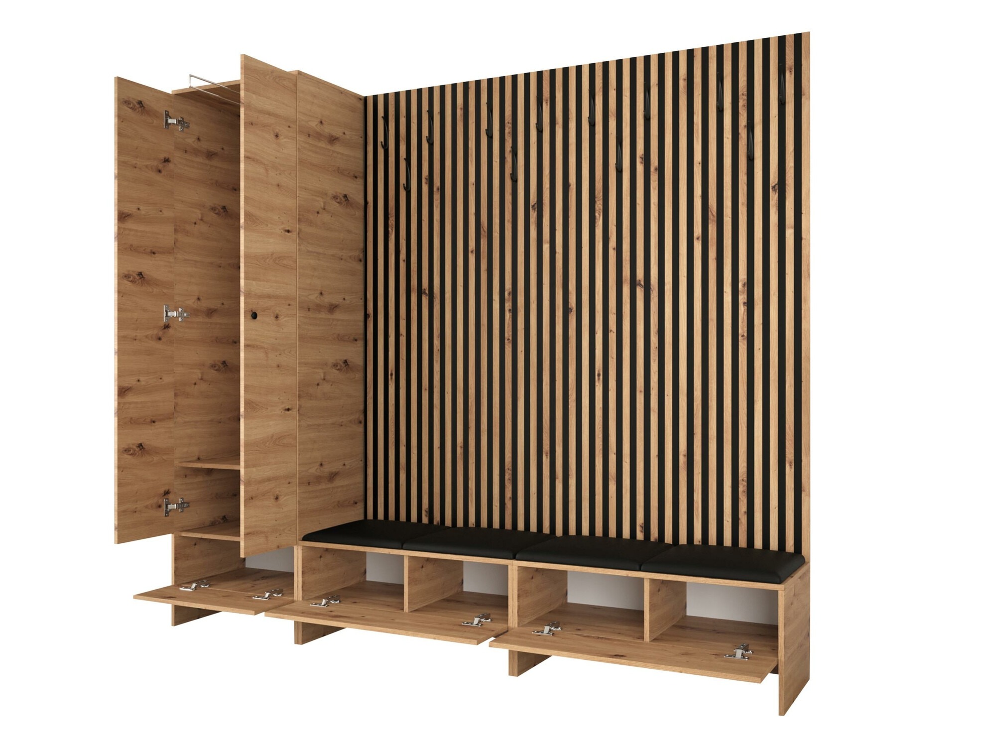 Hallway set Donio VI (Artisan oak + Polo 897)
