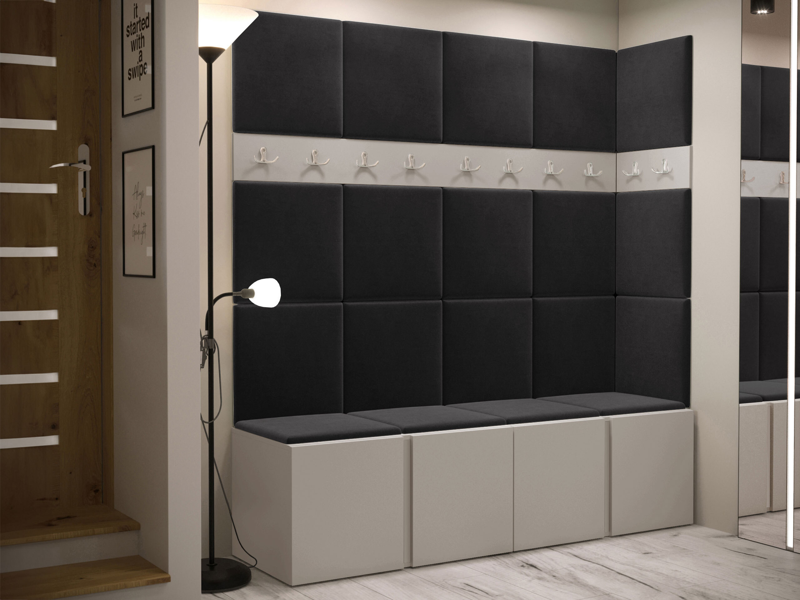 Hallway set Pinis II (Cashmere)