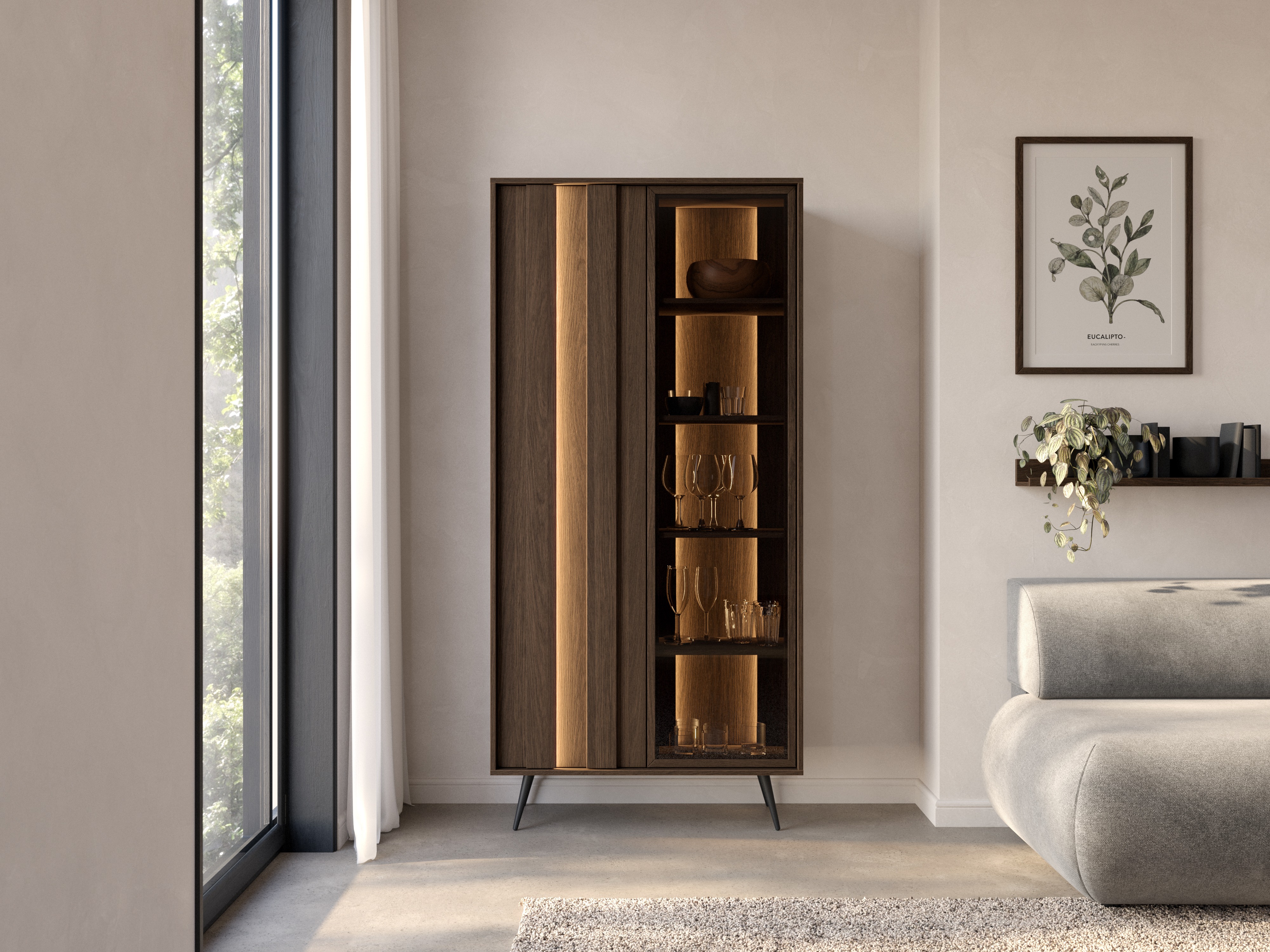 Bookcase Levseve 100