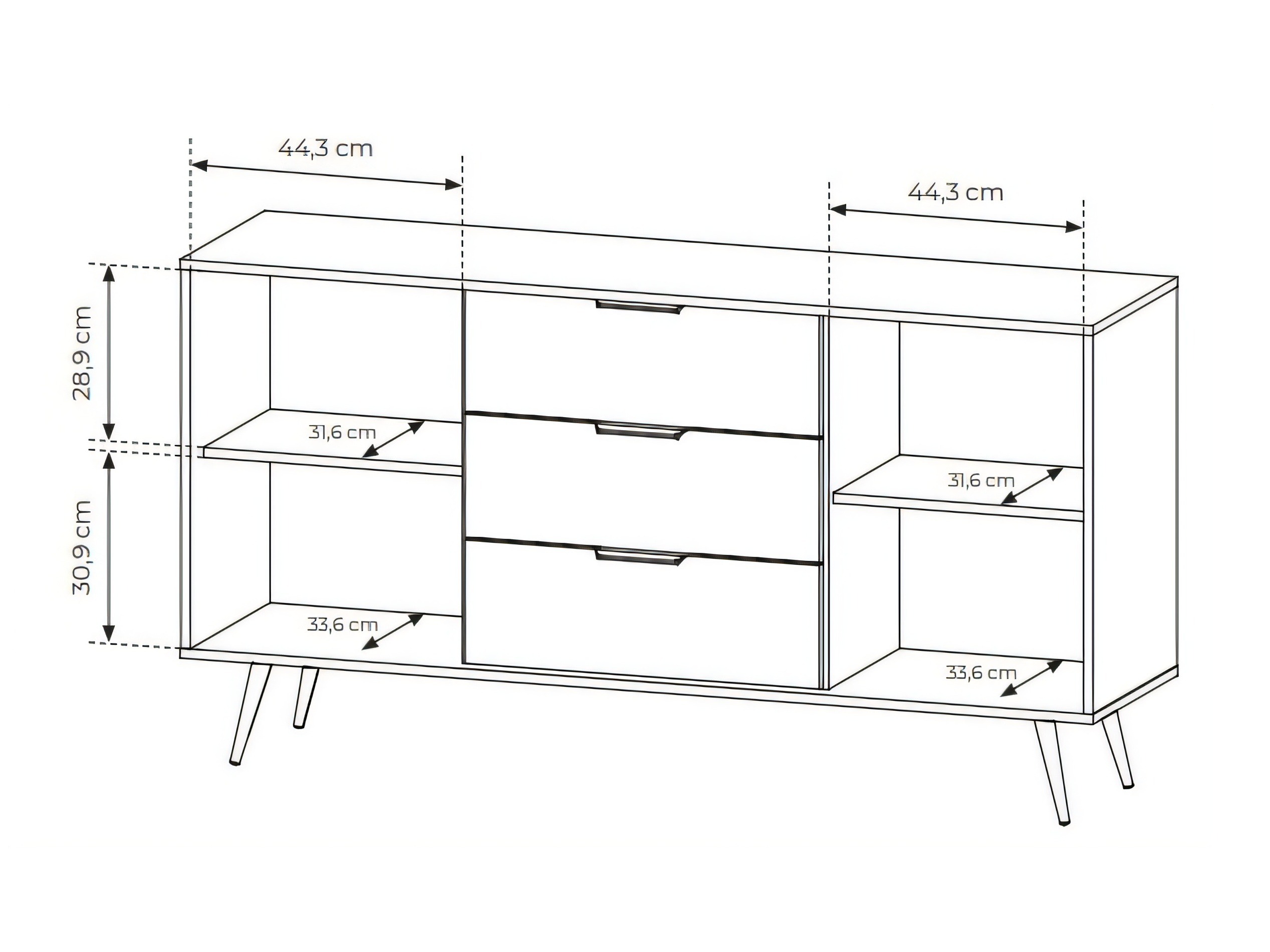 Chest of drawers Levseve 105