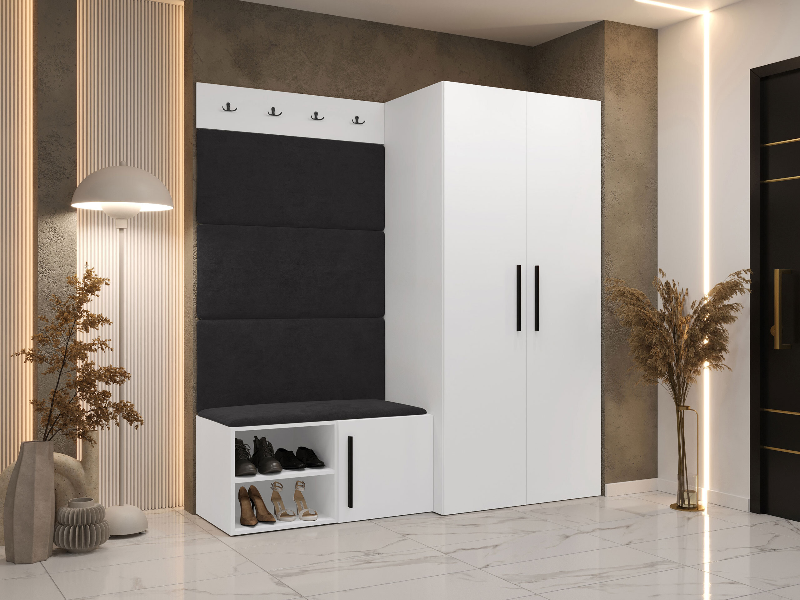Hallway set Nitos I (White)