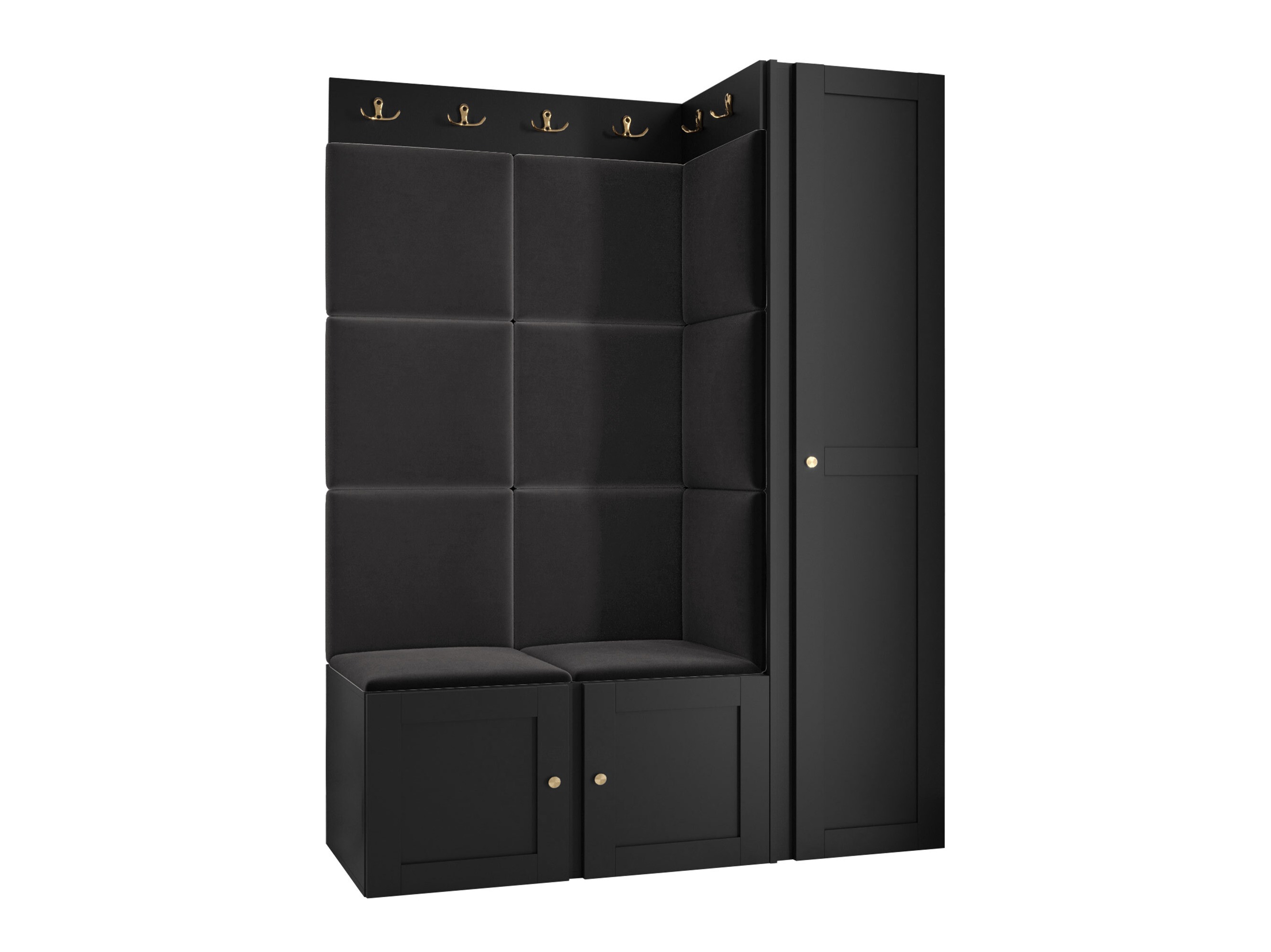 Hallway set Hartford 377 (Black)
