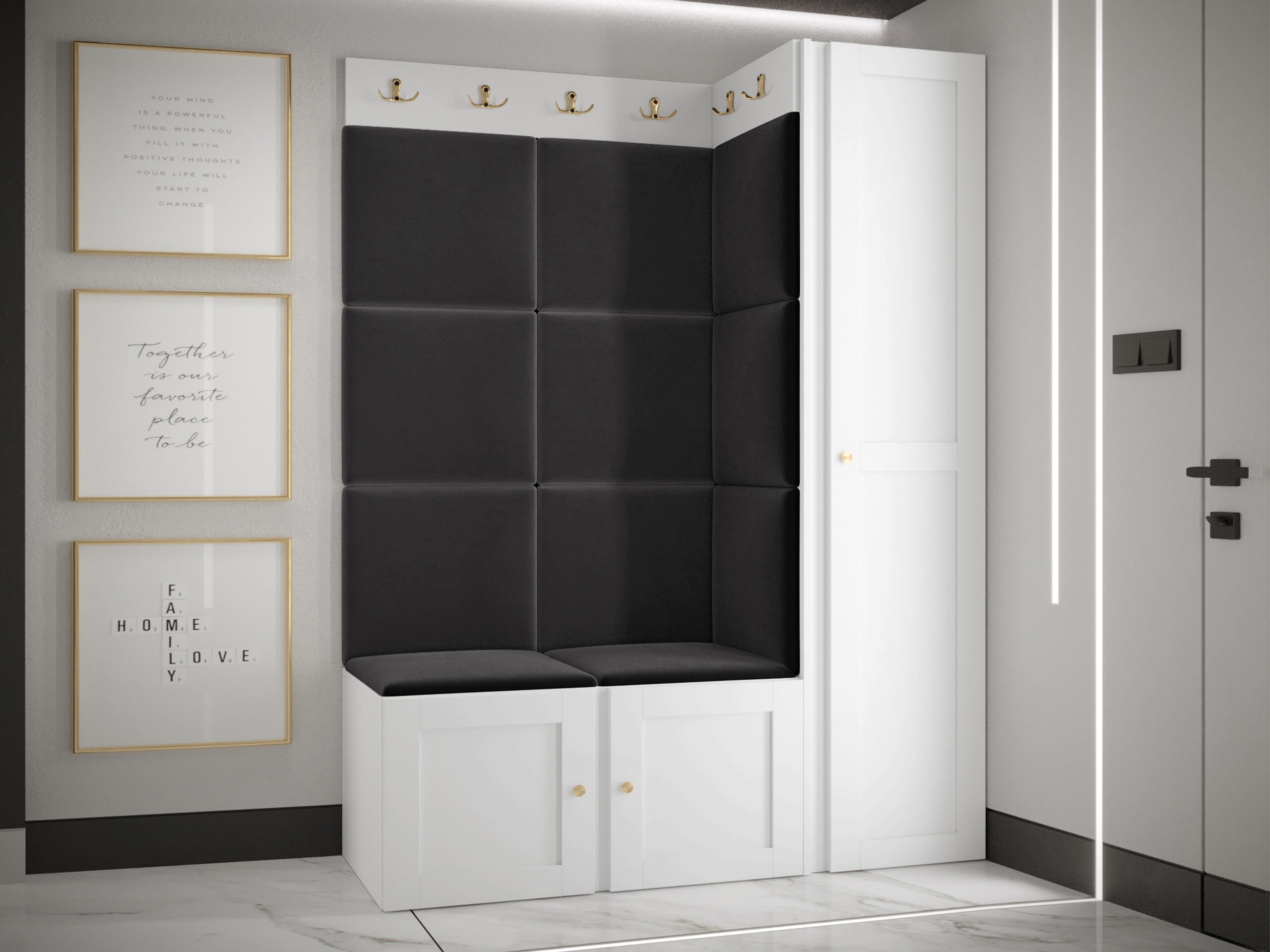 Hallway set Hartford 377 (White)